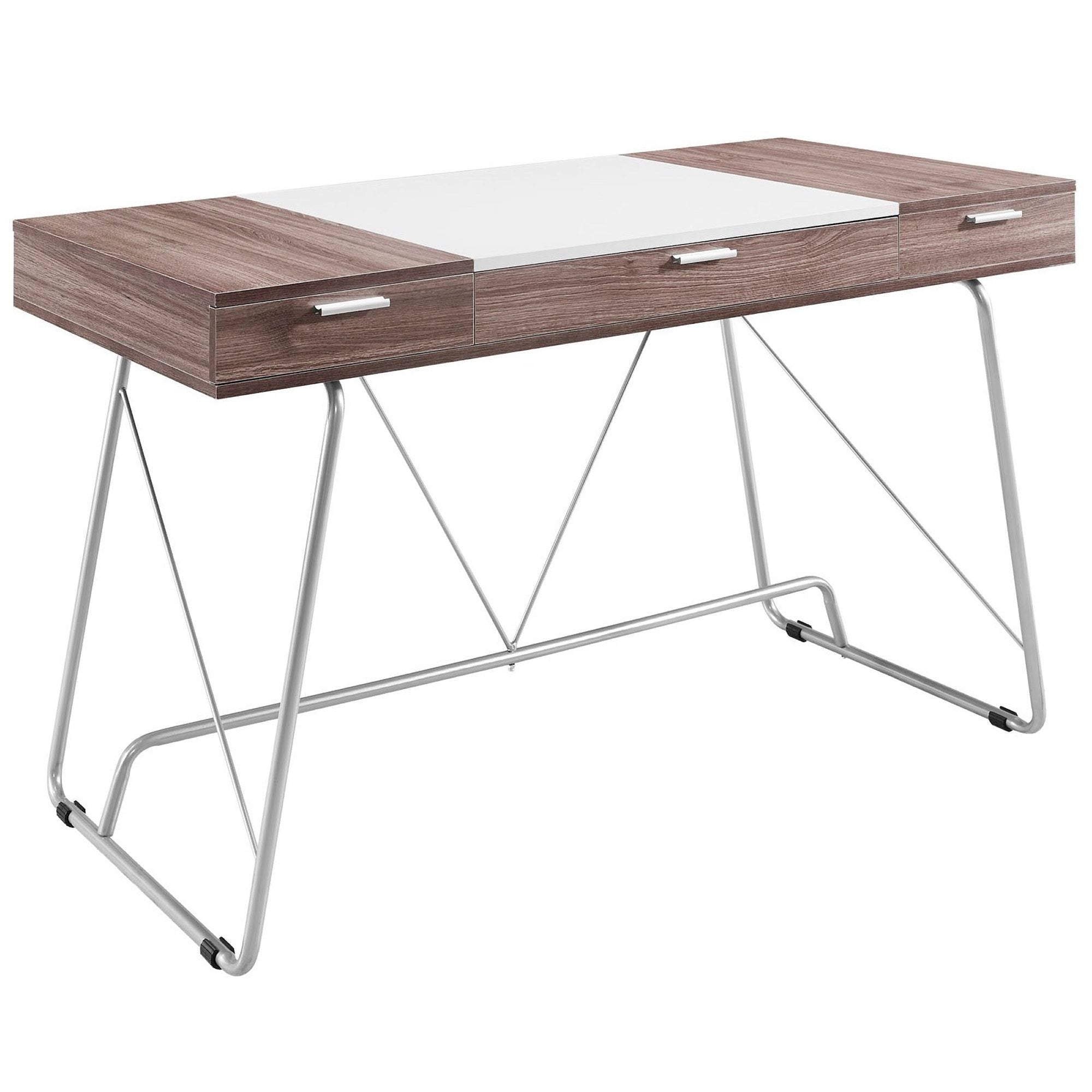 Panel Office Desk - Birch
