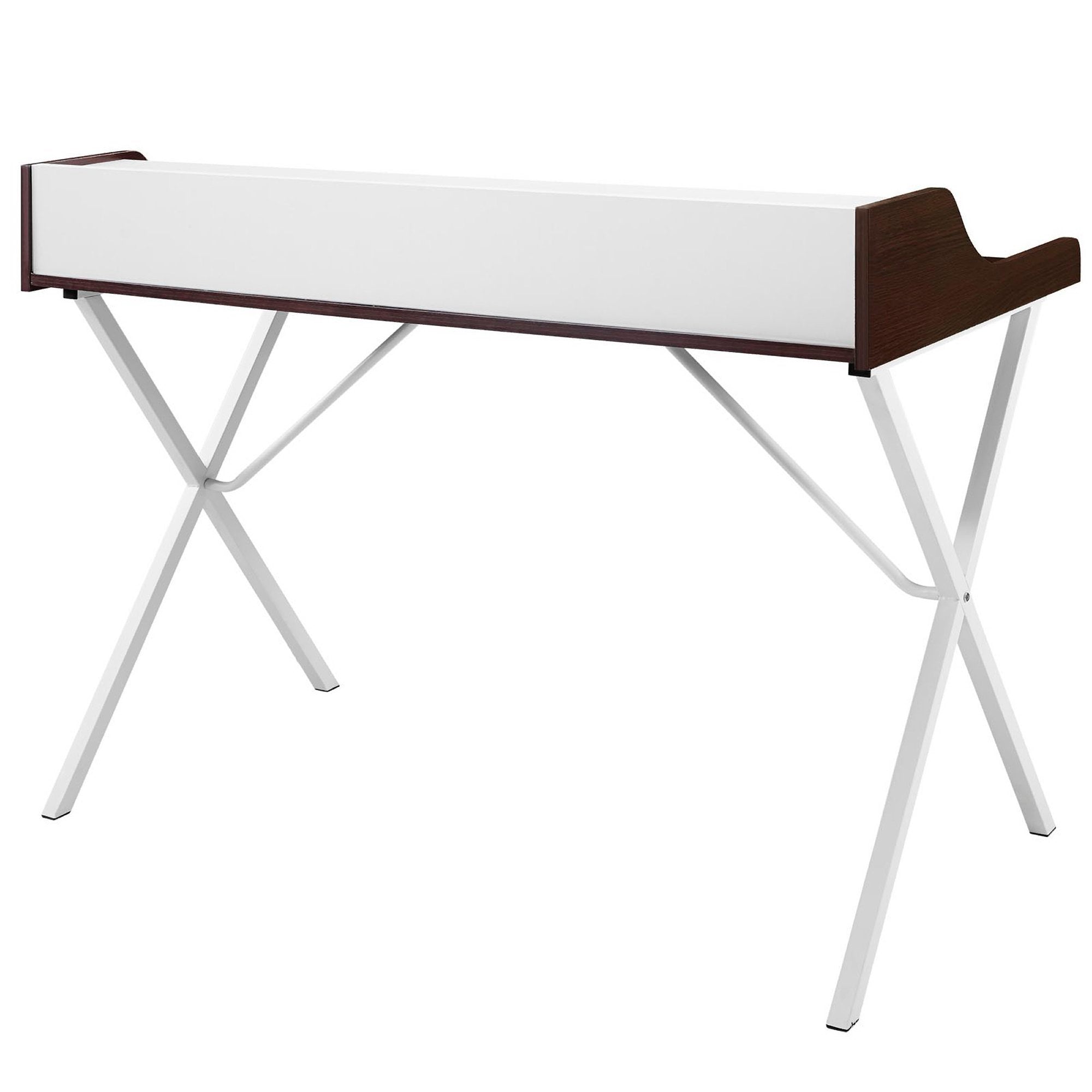 Bin Office Desk - Walnut
