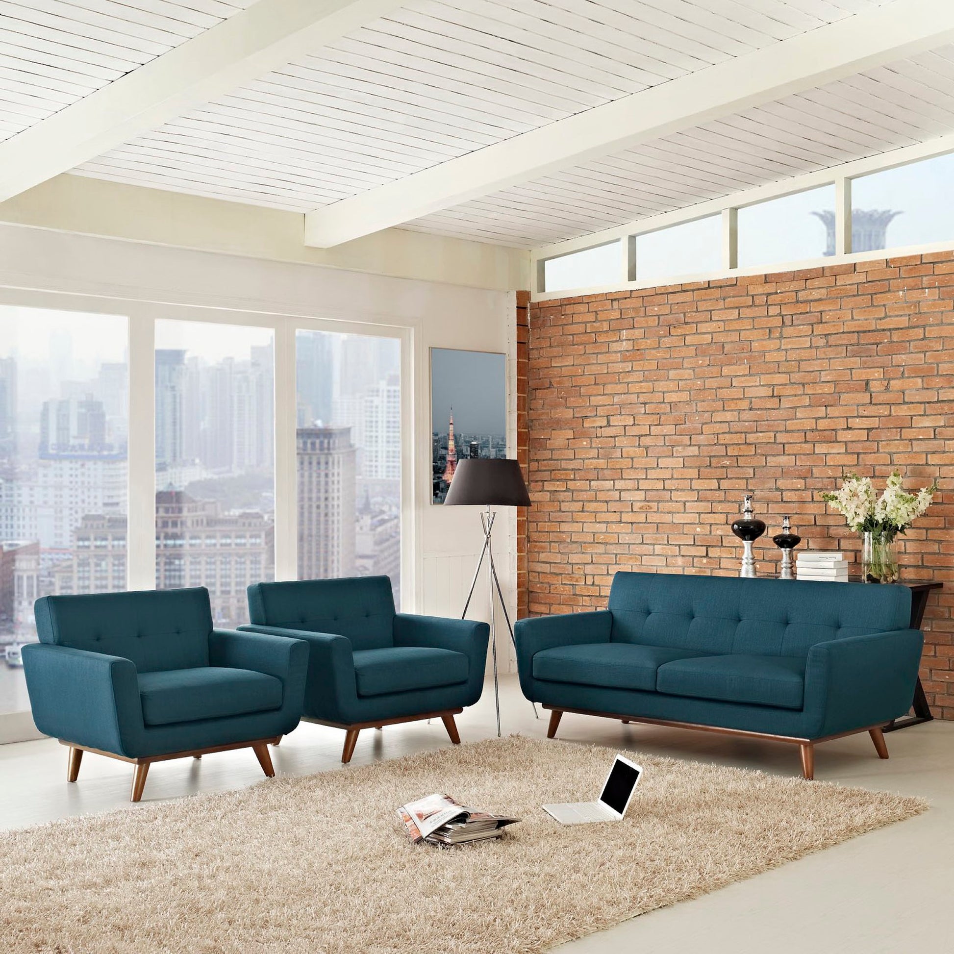 Engage Armchairs and Loveseat Set of 3