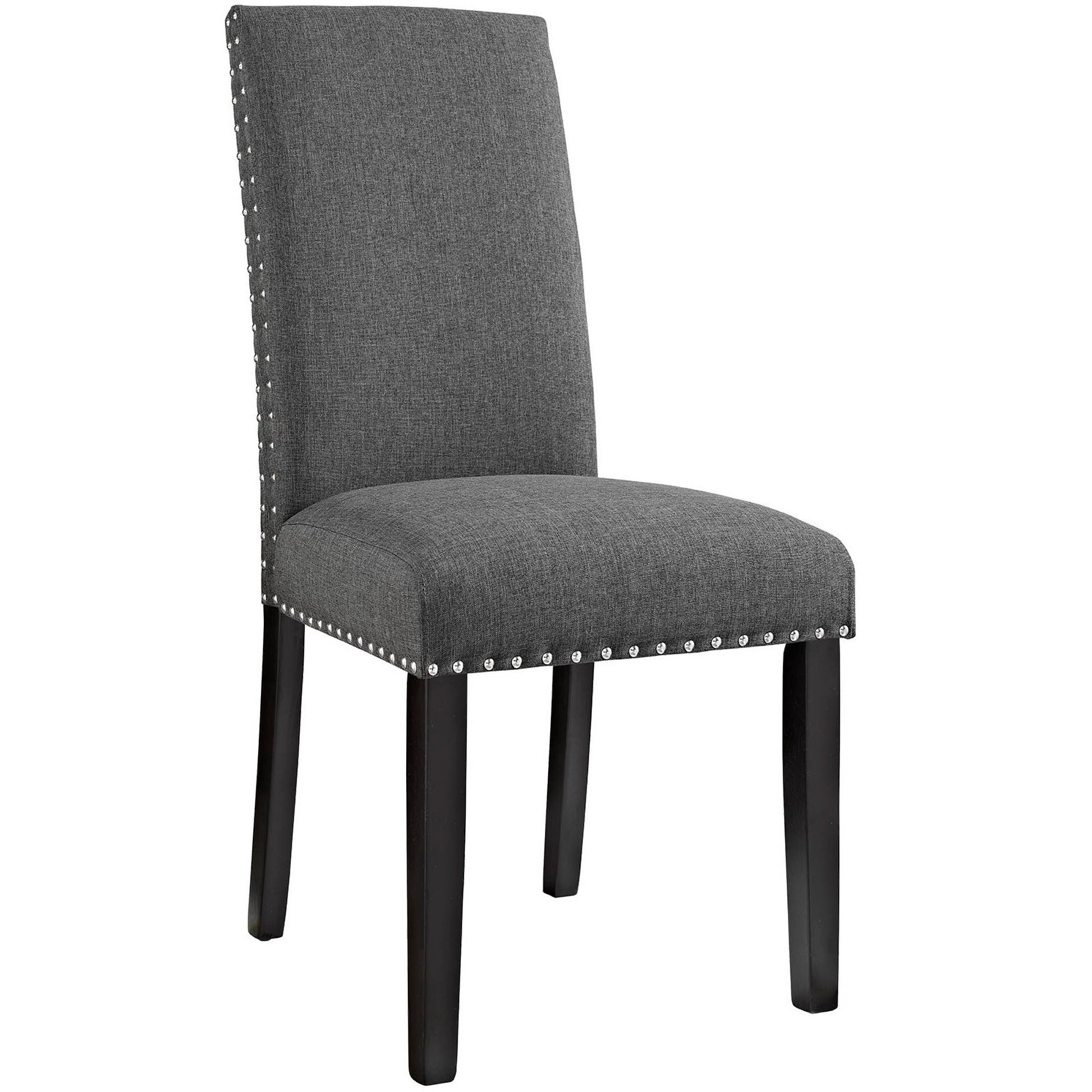 Parcel Dining Upholstered Fabric Side Chair - Gray