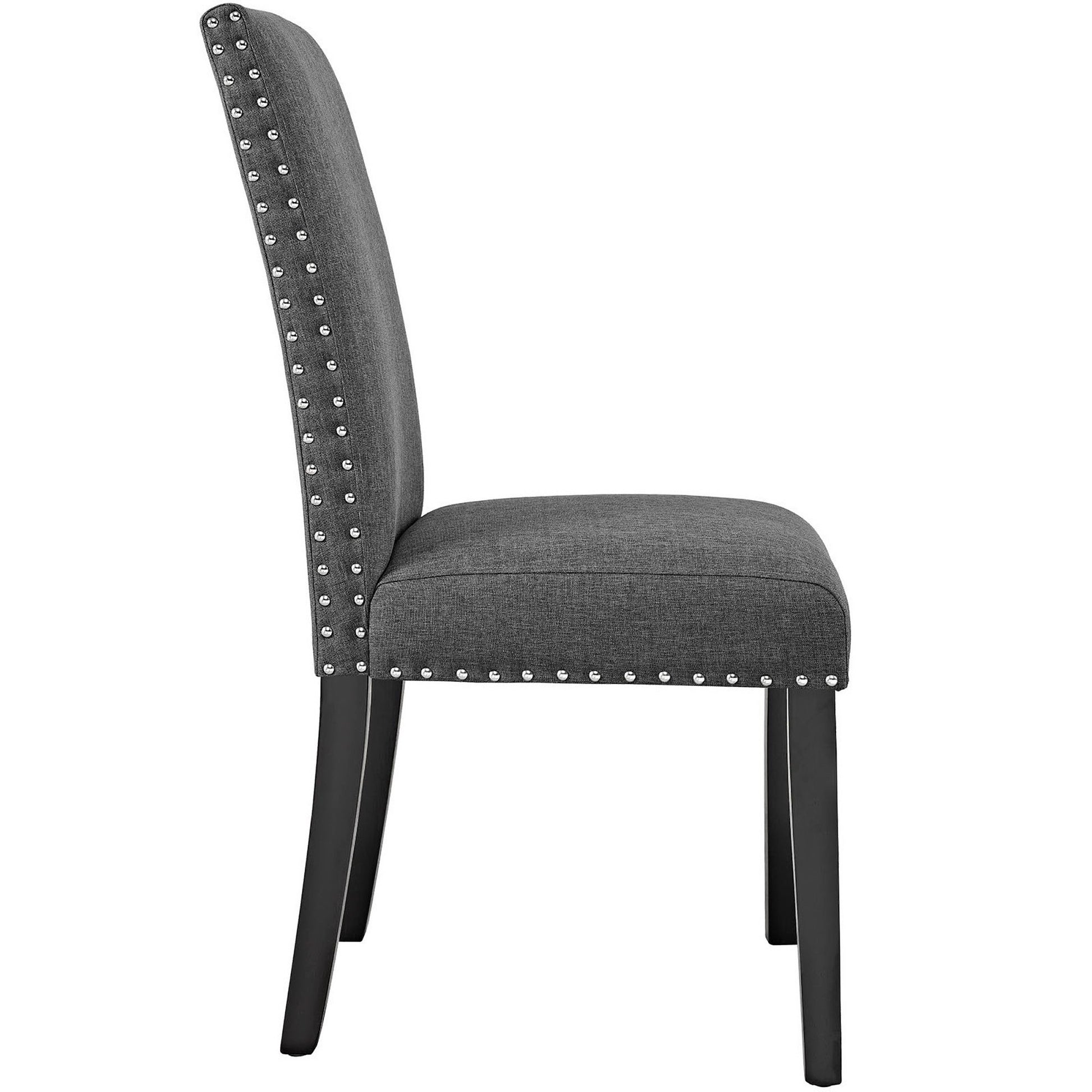 Parcel Dining Upholstered Fabric Side Chair - Light Gray