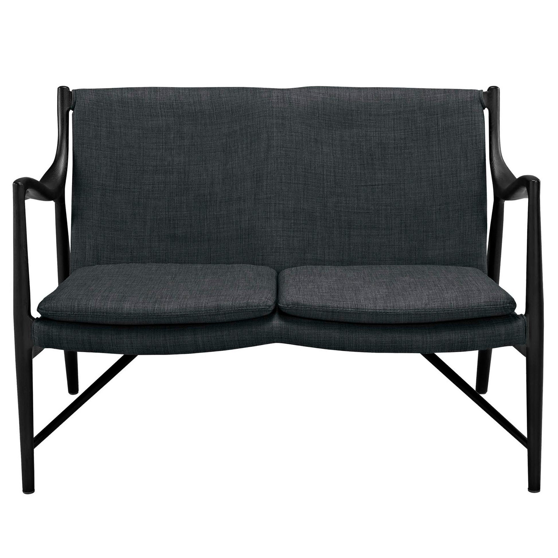 Makeshift Upholstered Fabric Loveseat - Maple Red