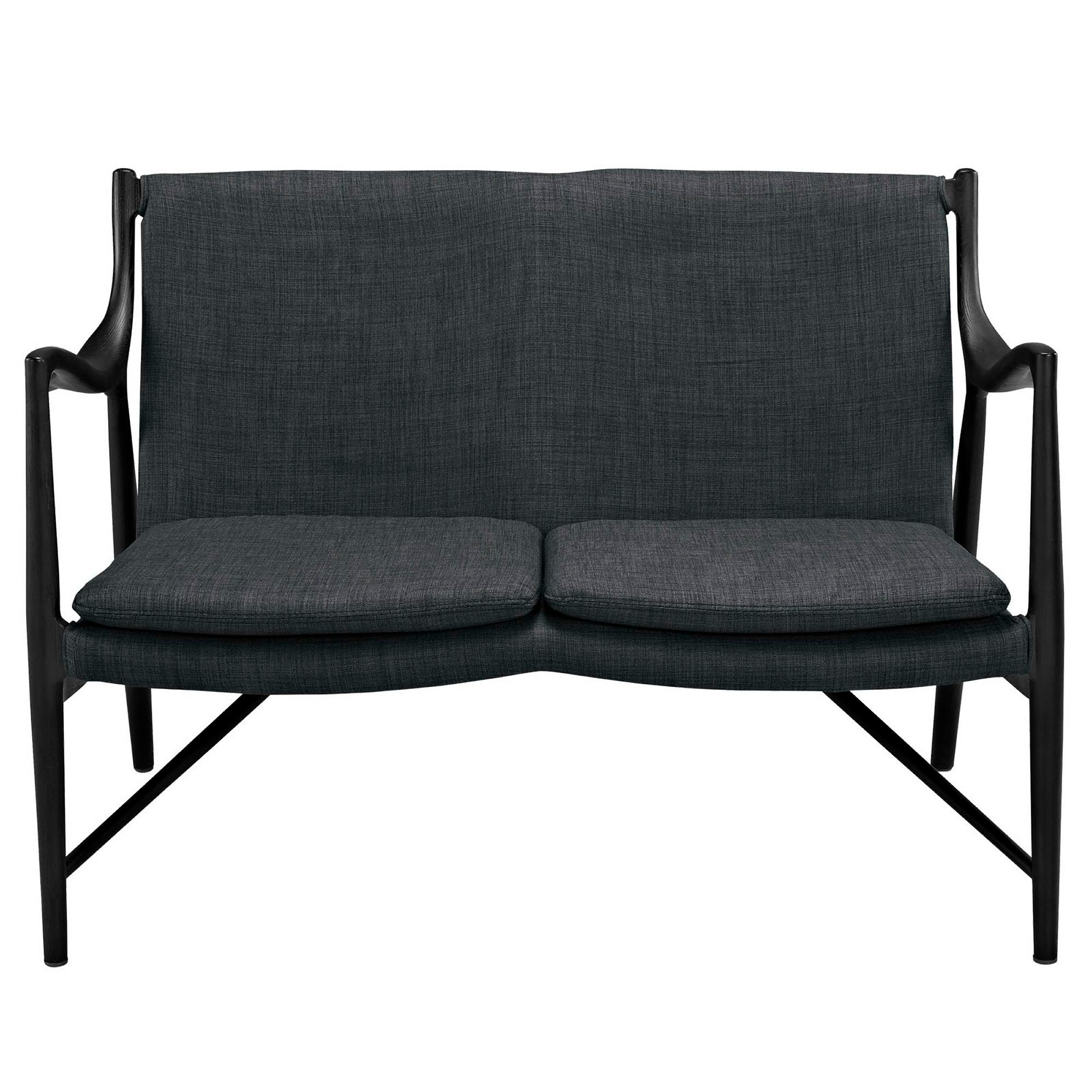 Makeshift Upholstered Fabric Loveseat - Maple Red