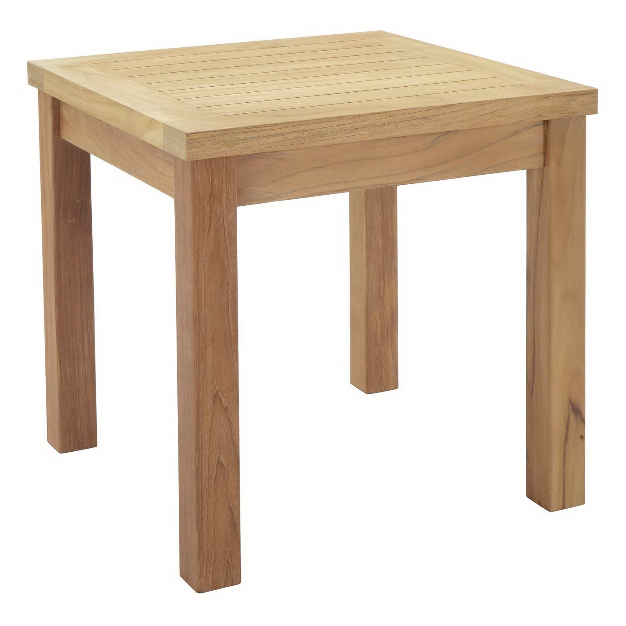 Marina 3 Piece Outdoor Patio Teak Set - Natural White
