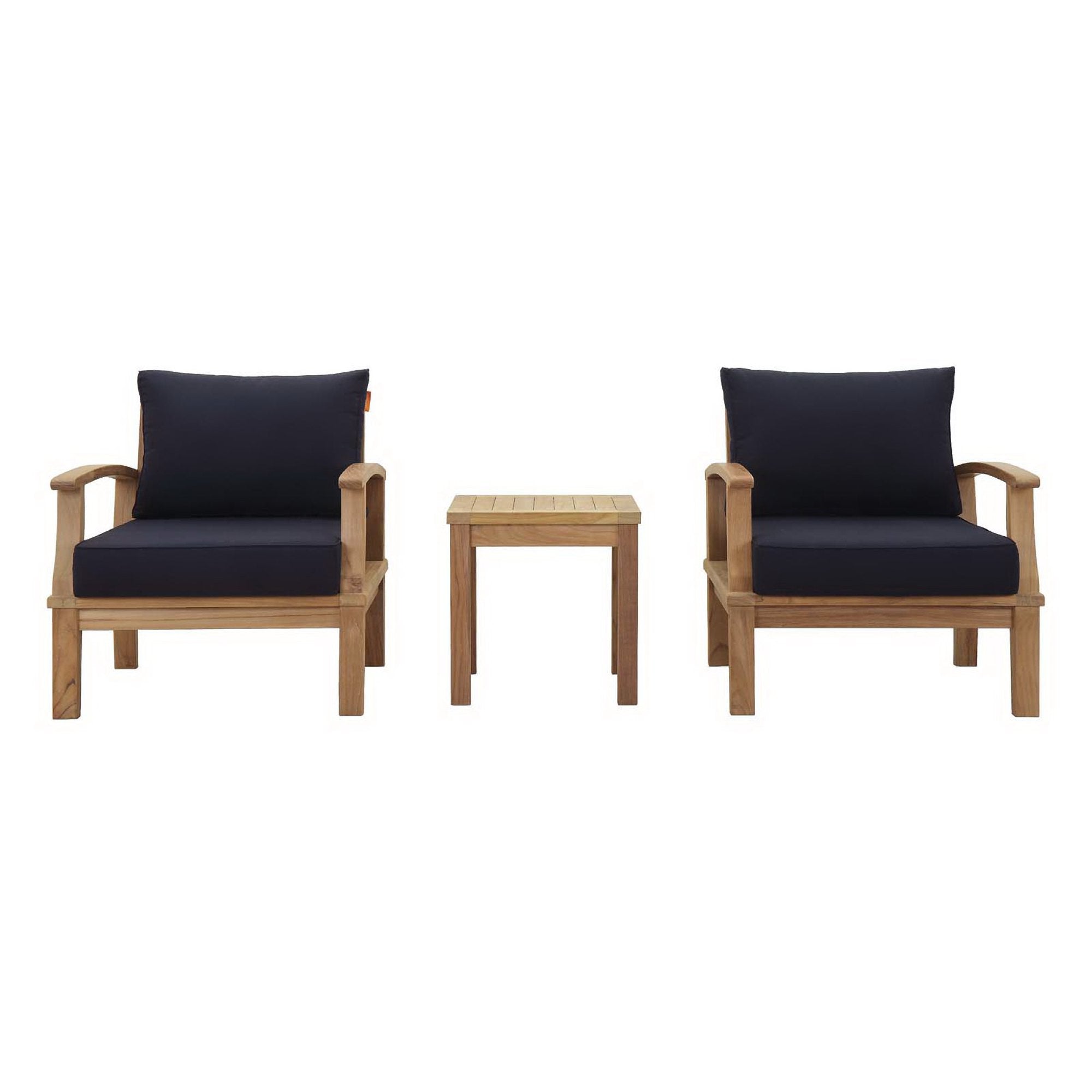Marina 3 Piece Outdoor Patio Teak Set
