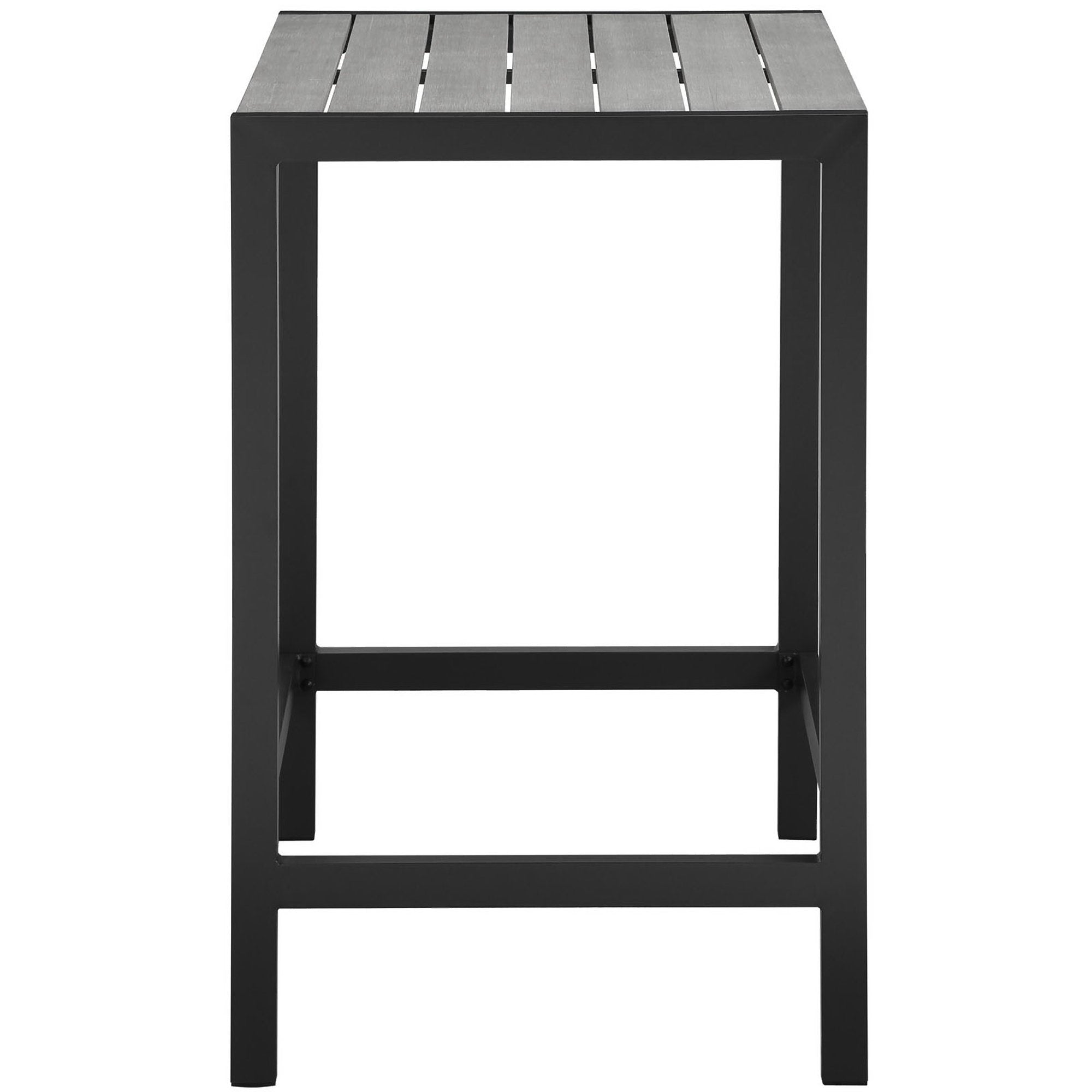 Maine Outdoor Patio Bar Table - White Light Gray