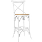 Gear Bar Stool - White