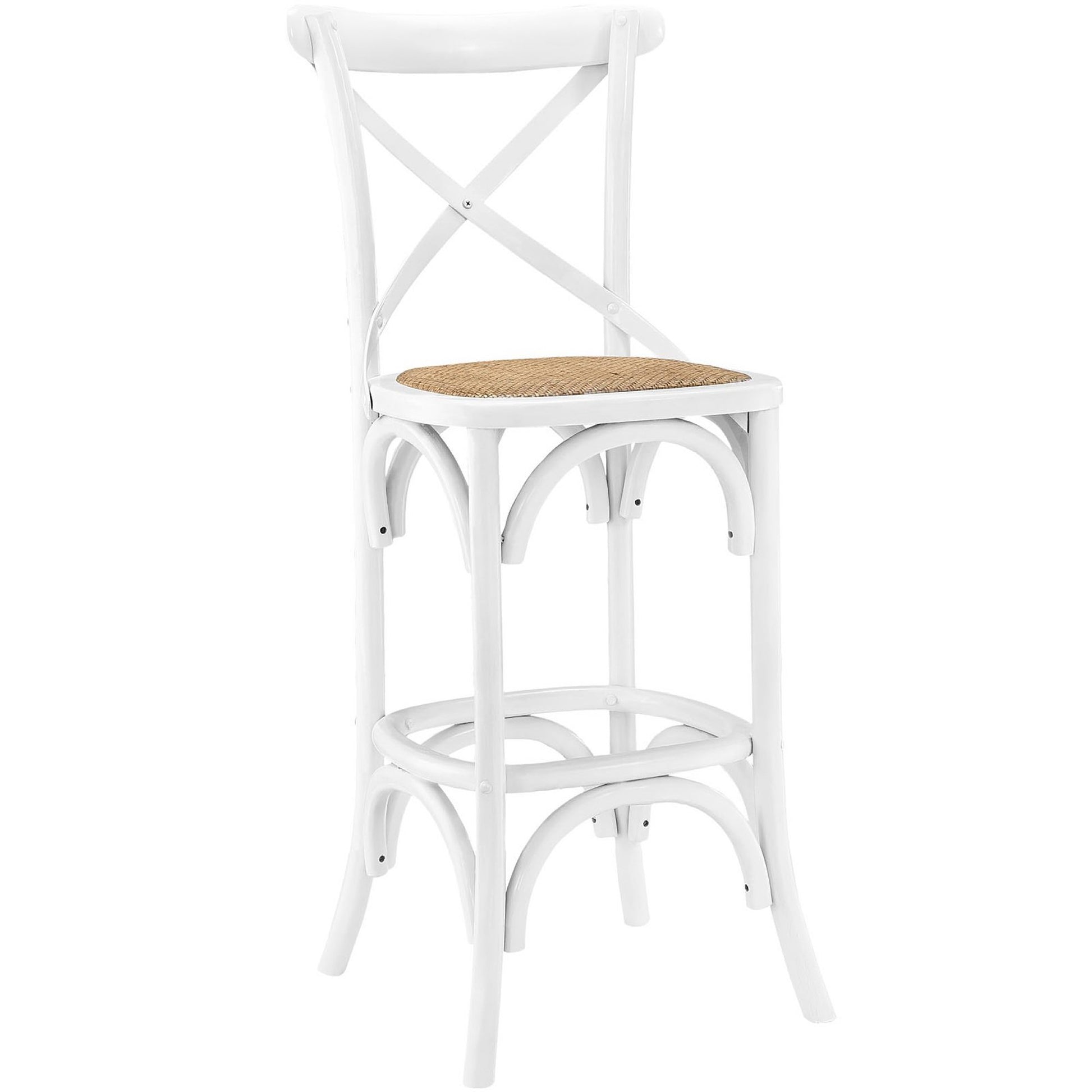 Gear Bar Stool - White