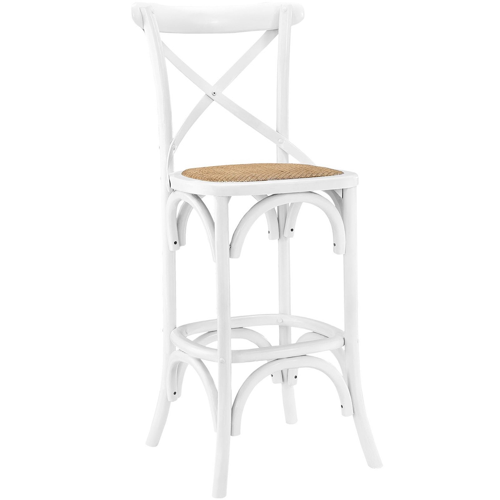 Gear Bar Stool - White