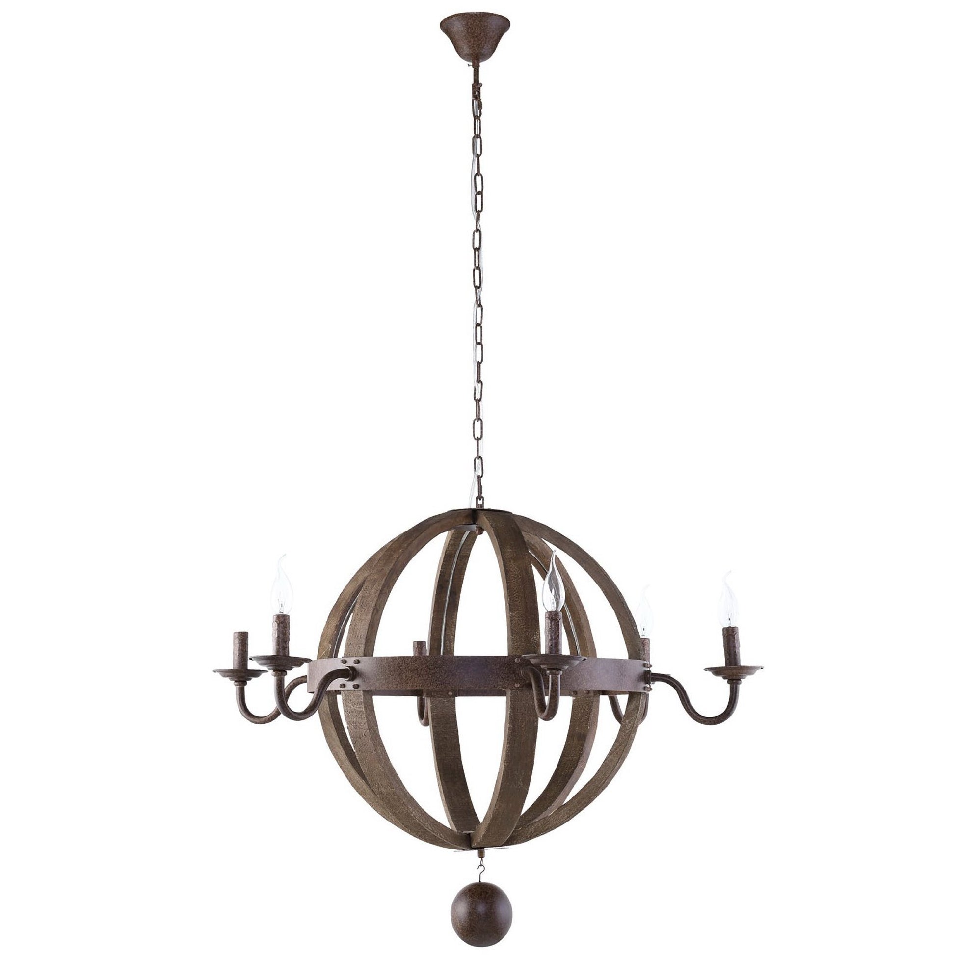 Catapult Chandelier - Antique Brass