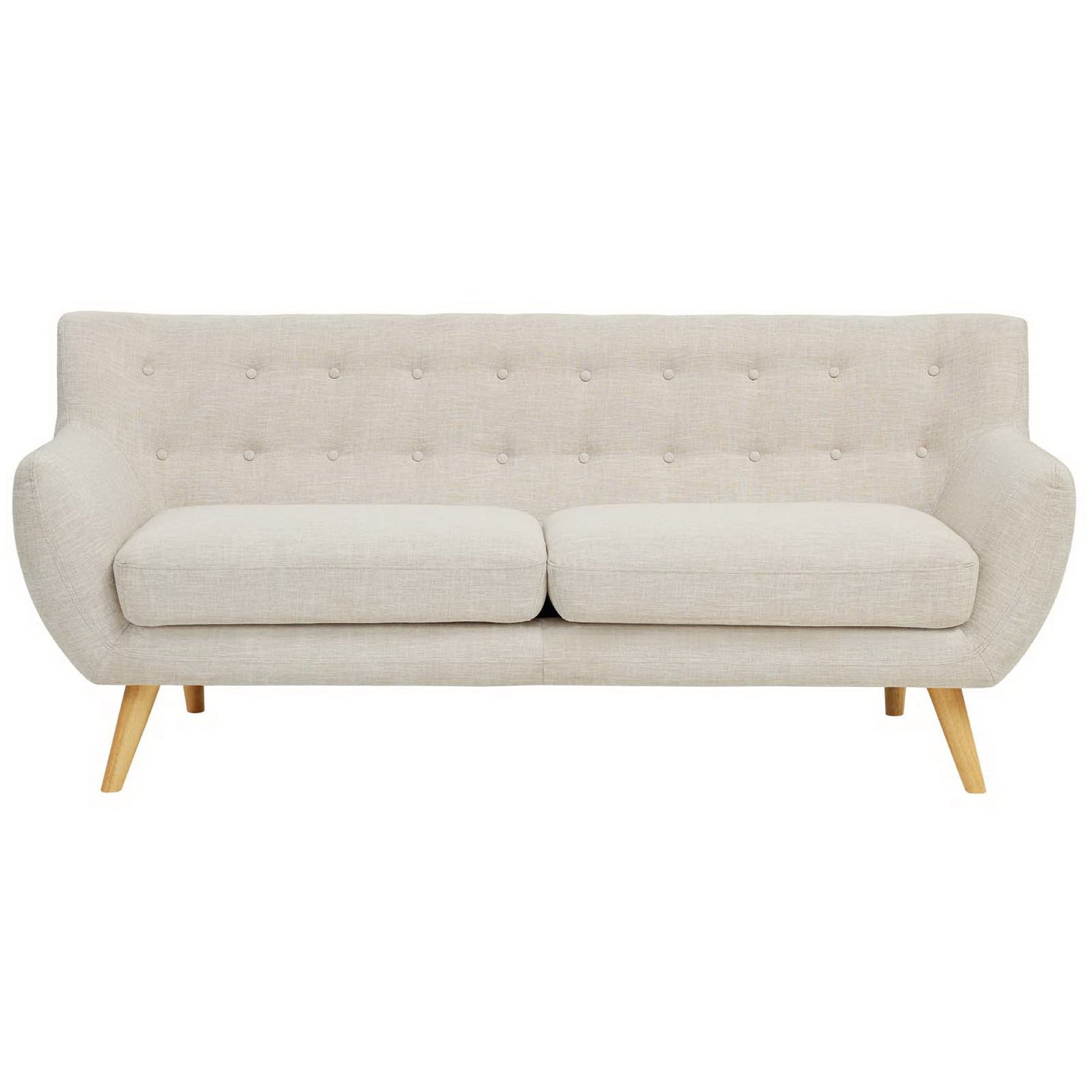 Remark Upholstered Fabric Sofa - Light Gray