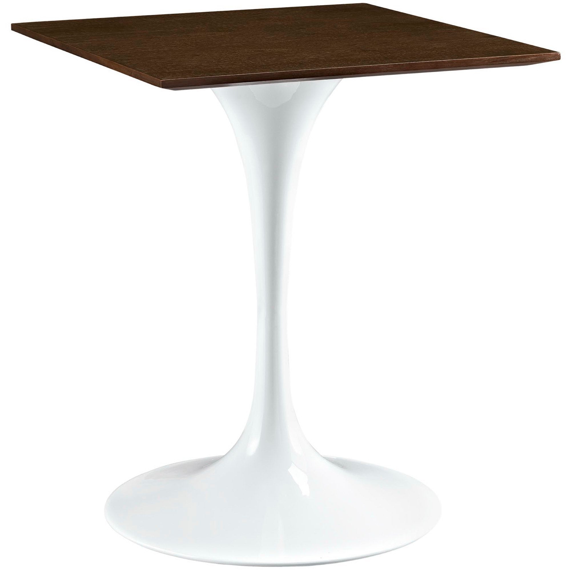 Lippa 24" Square Wood Dining Table - Walnut