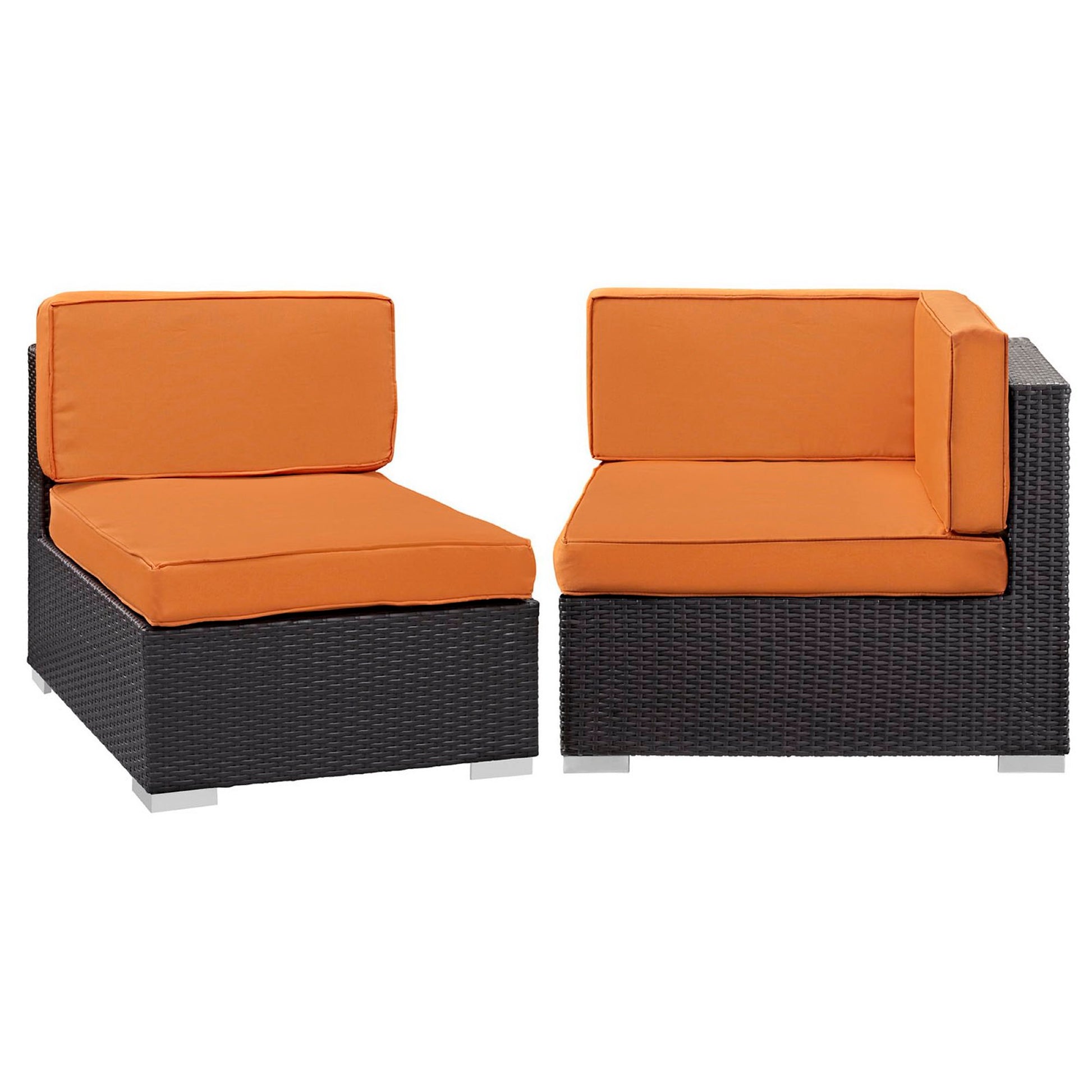 Gather Corner and Middle Outdoor Patio Sectional Set