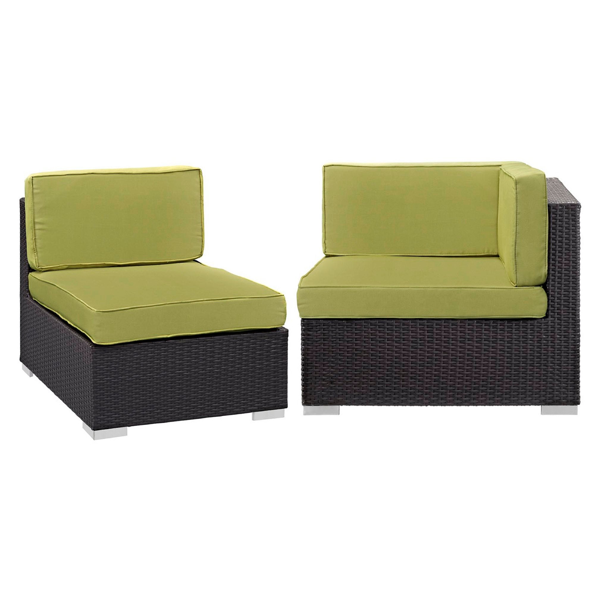 Gather Corner and Middle Outdoor Patio Sectional Set