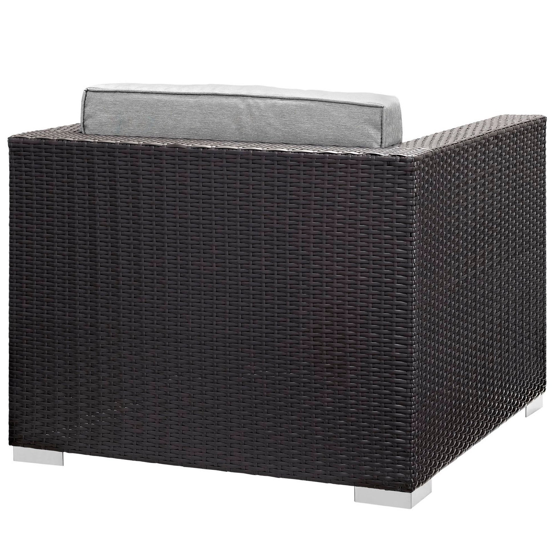 Gather Outdoor Patio Armchair - Espresso Red
