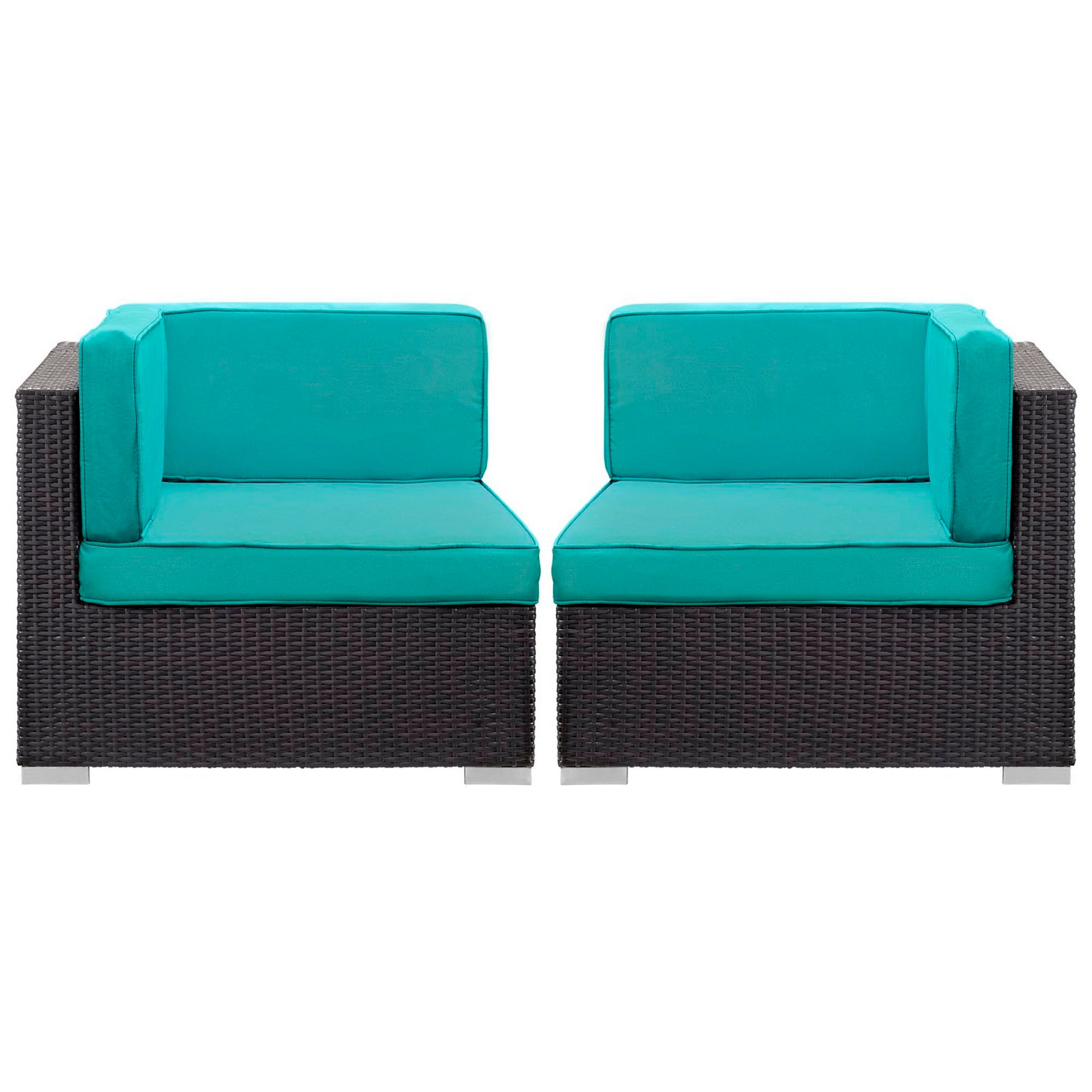 Gather Outdoor Patio Corner Sectional Set of 2