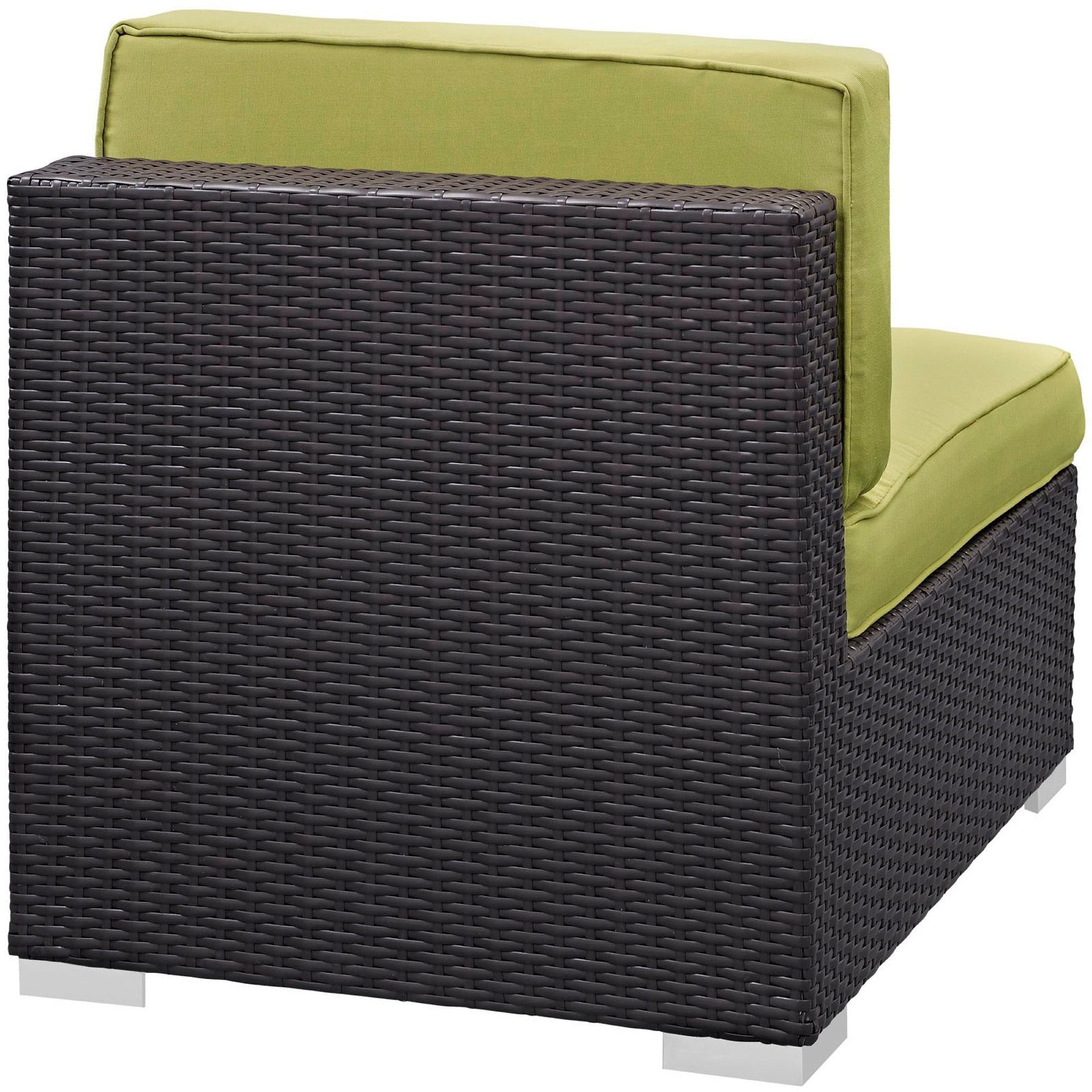 Gather Outdoor Patio Armless Chair Set of 2