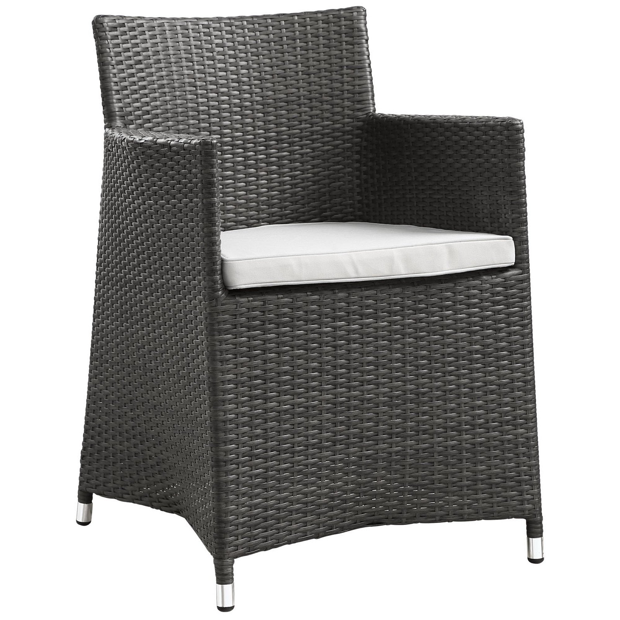 Junction 5 Piece Outdoor Patio Dining Set - Gray White