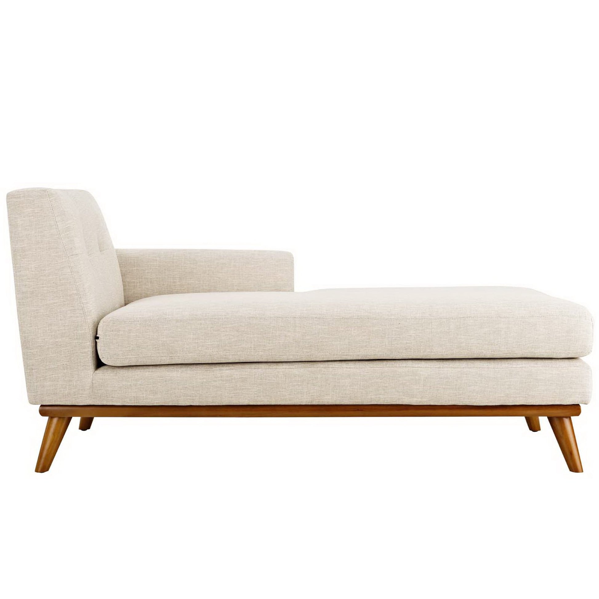 Engage Right-Facing Upholstered Fabric Chaise - Gray