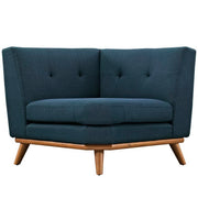 Engage Upholstered Fabric Corner Chair - Azure