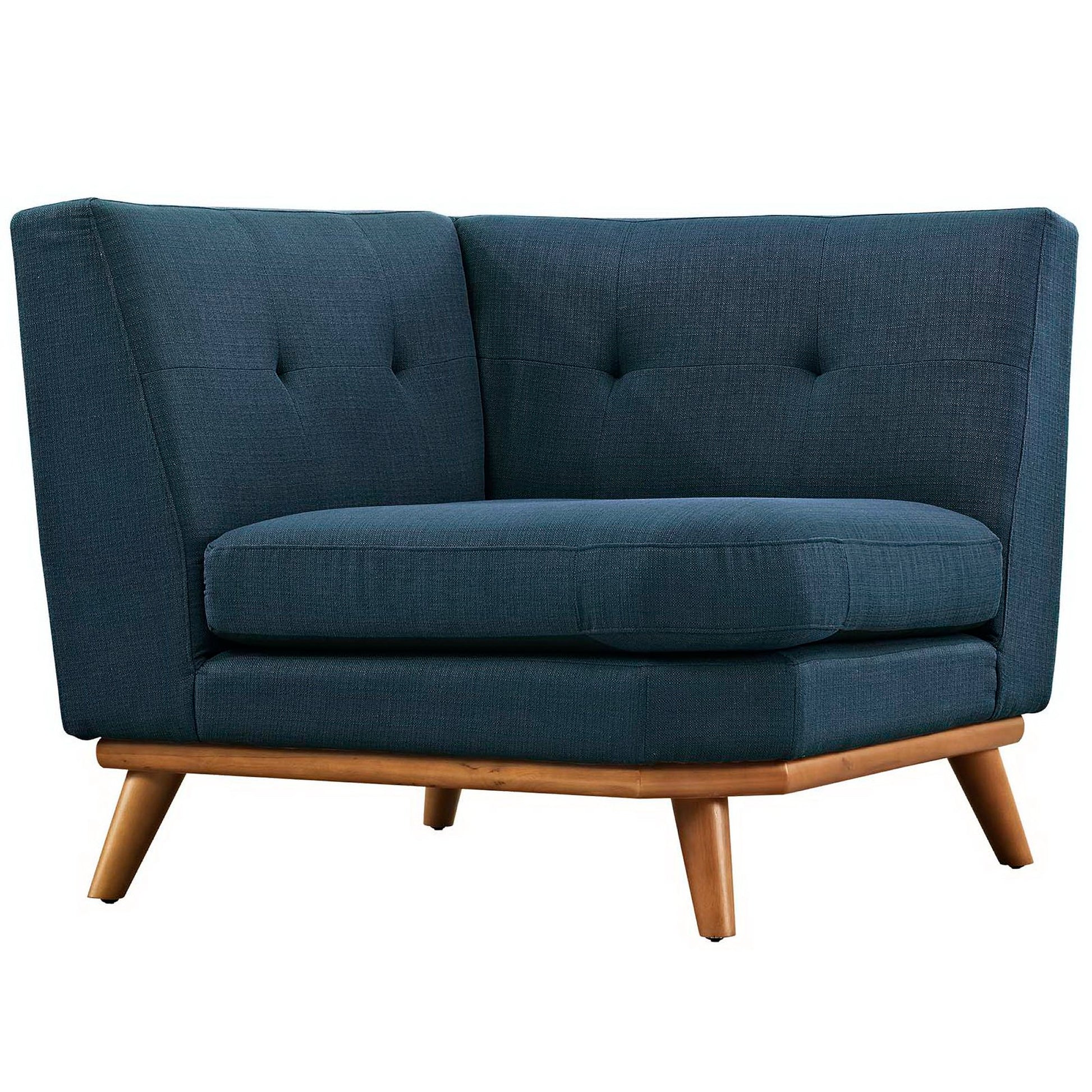 Engage Upholstered Fabric Corner Chair - Beige