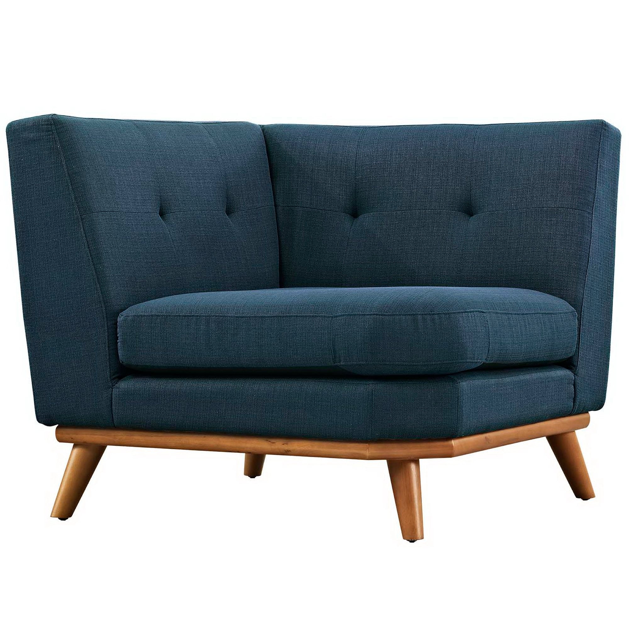 Engage Upholstered Fabric Corner Chair - Beige