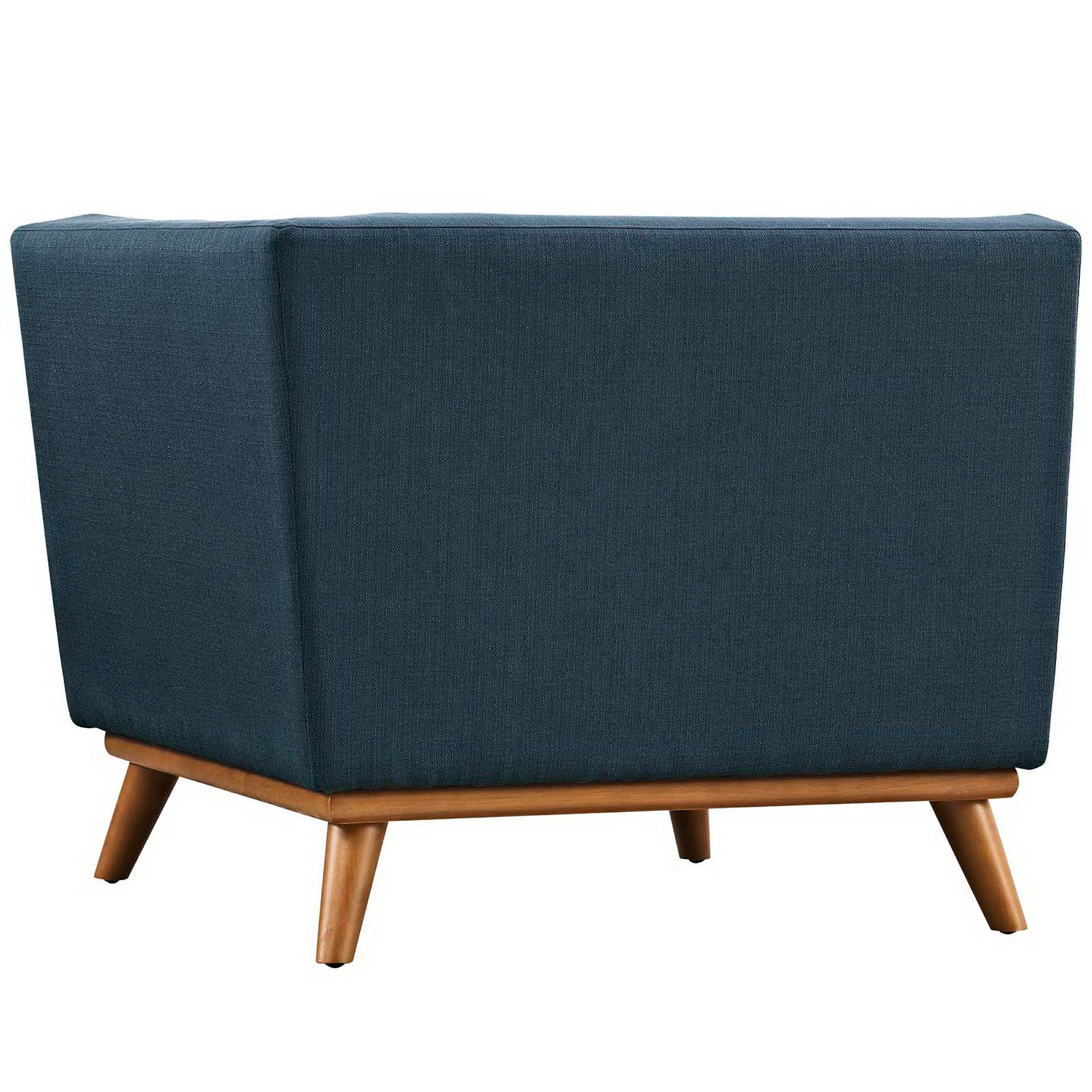 Engage Upholstered Fabric Corner Chair - Gray