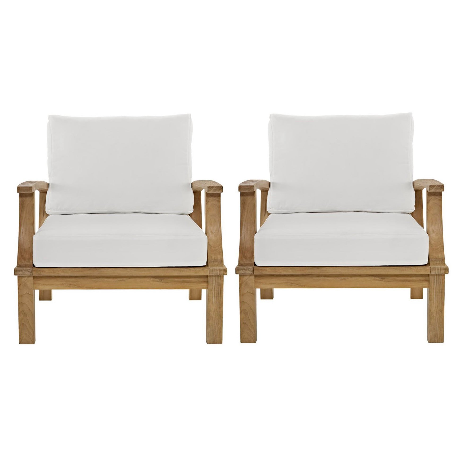 Marina 2 Piece Outdoor Patio Teak Set