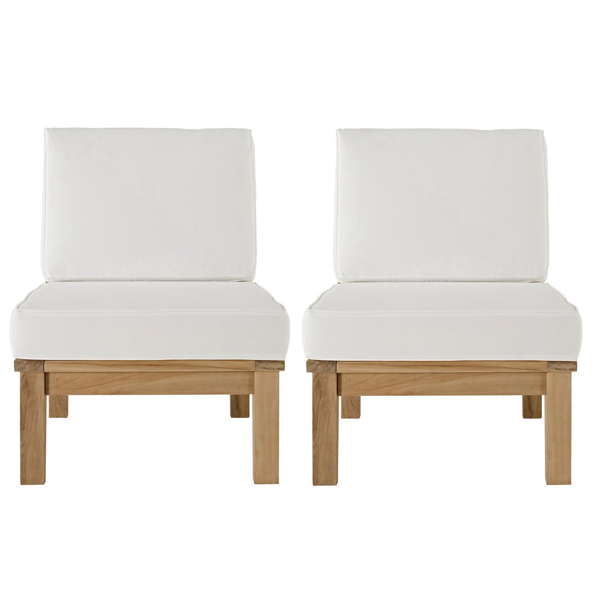 Marina 2 Piece Outdoor Patio Teak Set