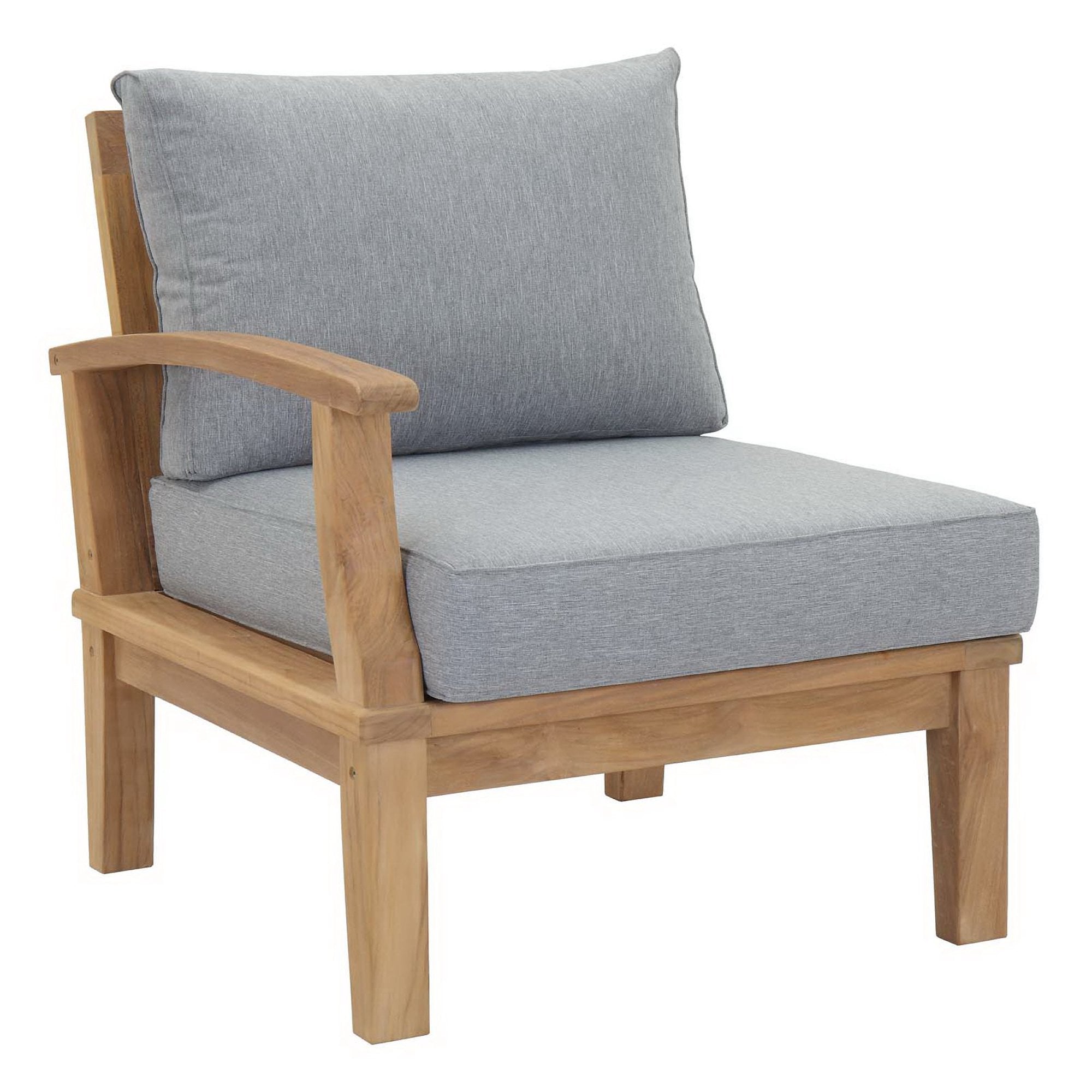 Marina 2 Piece Outdoor Patio Teak Set - Natural Navy