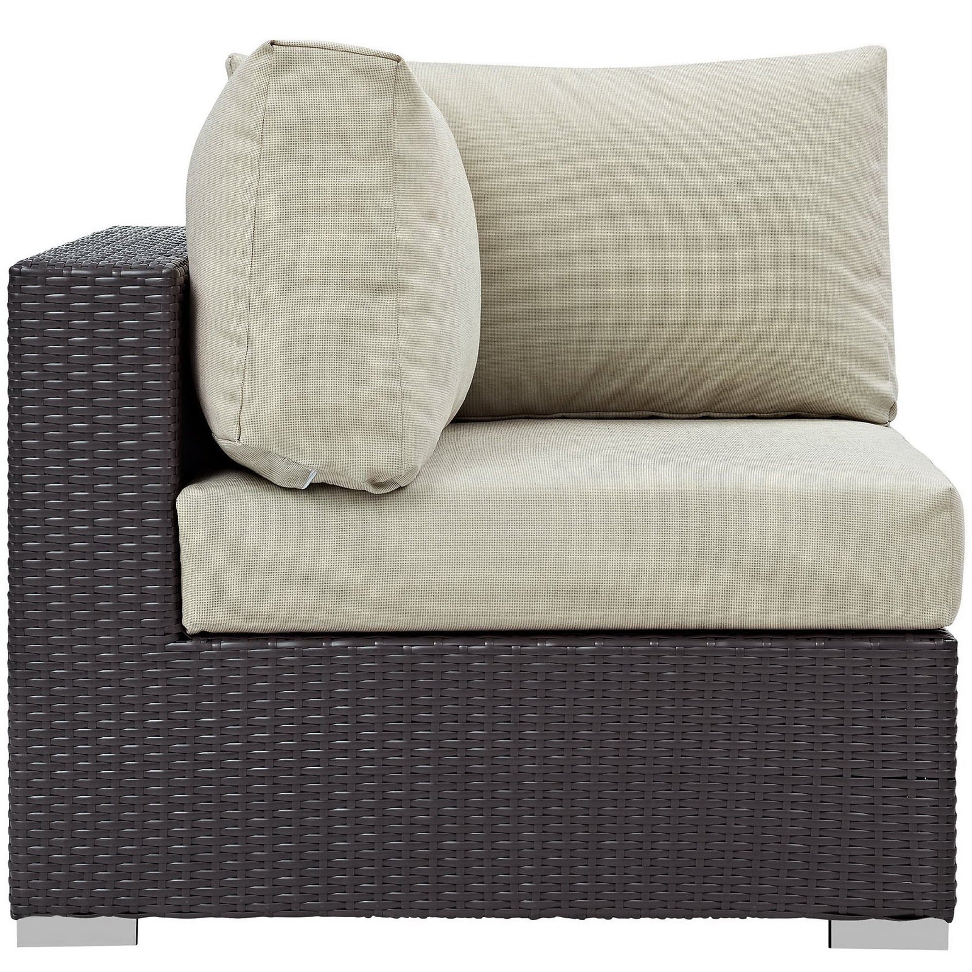 Convene Outdoor Patio Corner - Espresso Mocha