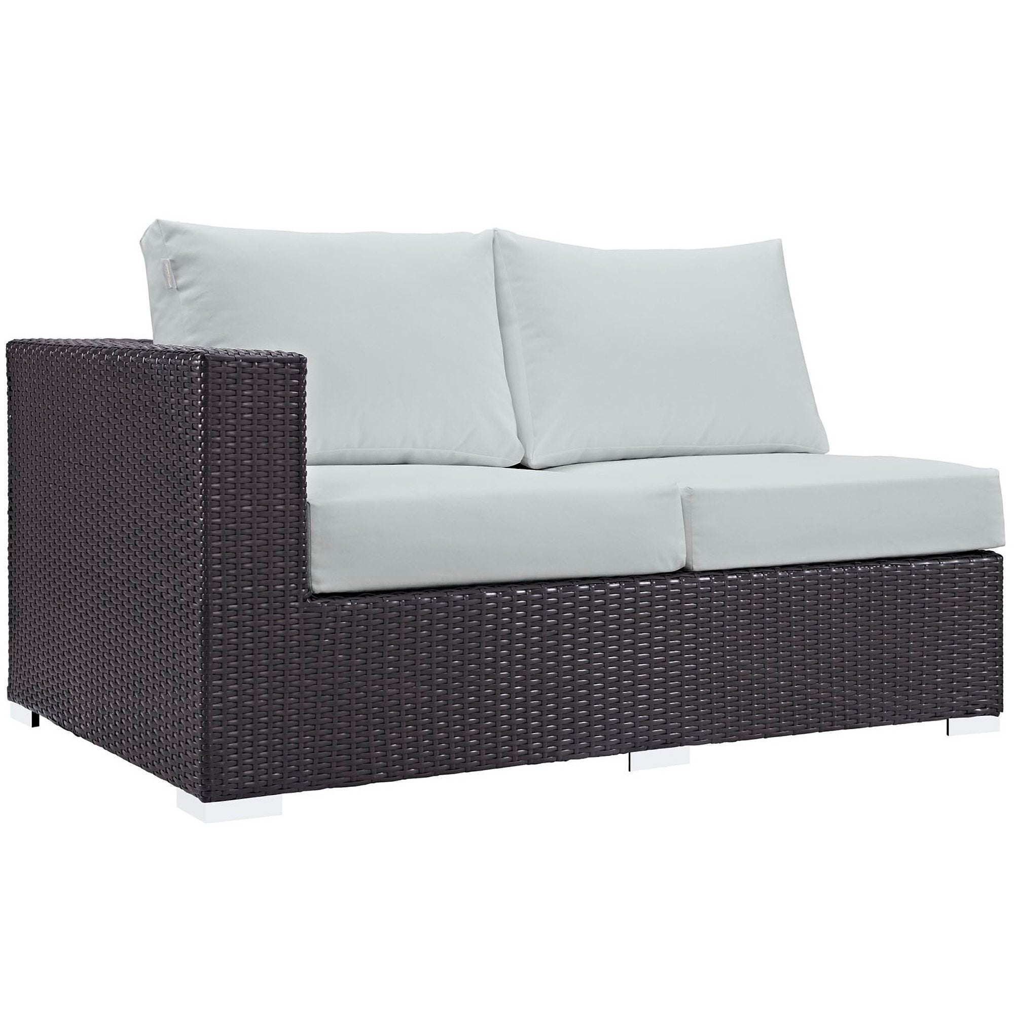 Convene Outdoor Patio Left Arm Loveseat