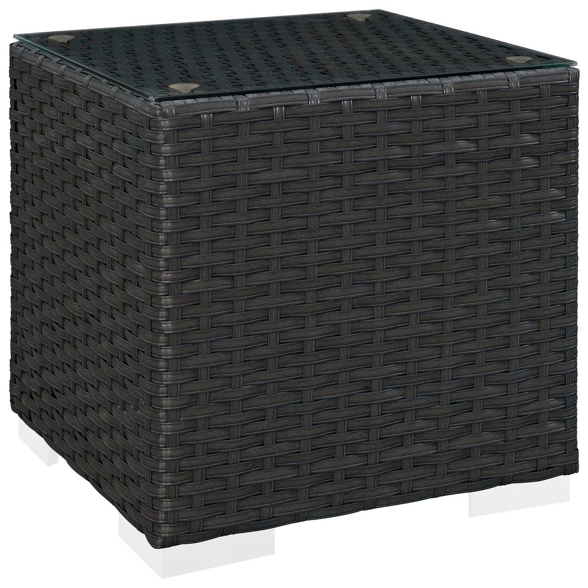 Sojourn Outdoor Patio Side Table - Chocolate