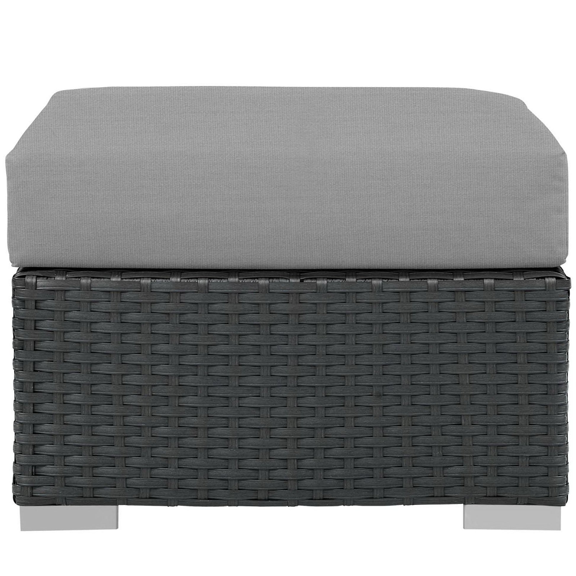Sojourn Outdoor Patio Sunbrella® Ottoman - Canvas Tuscan