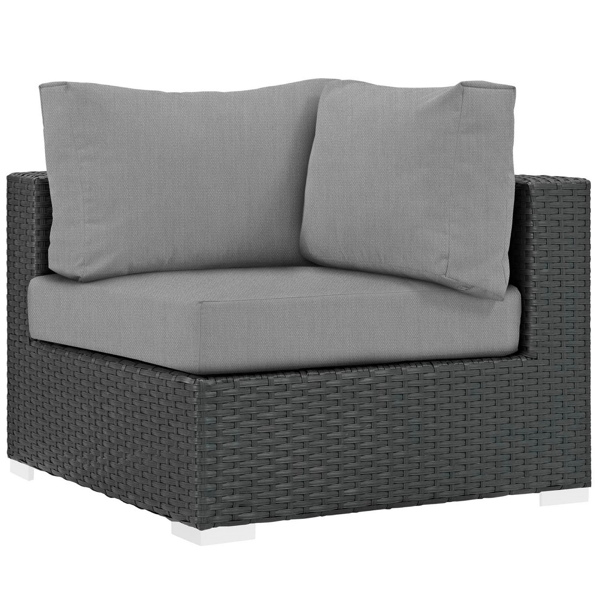 Sojourn Outdoor Patio Sunbrella® Corner - Canvas Gray
