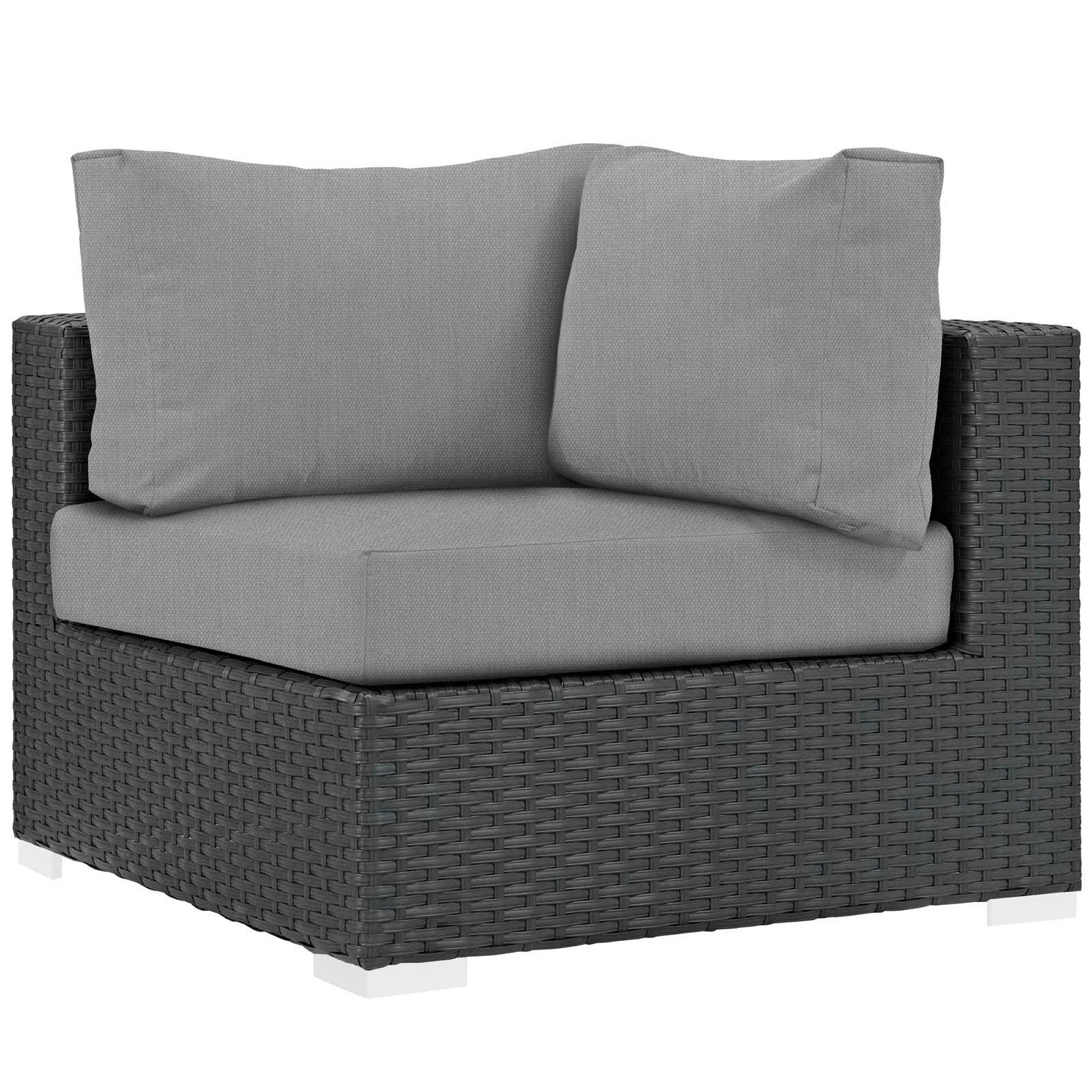 Sojourn Outdoor Patio Sunbrella® Corner - Canvas Gray