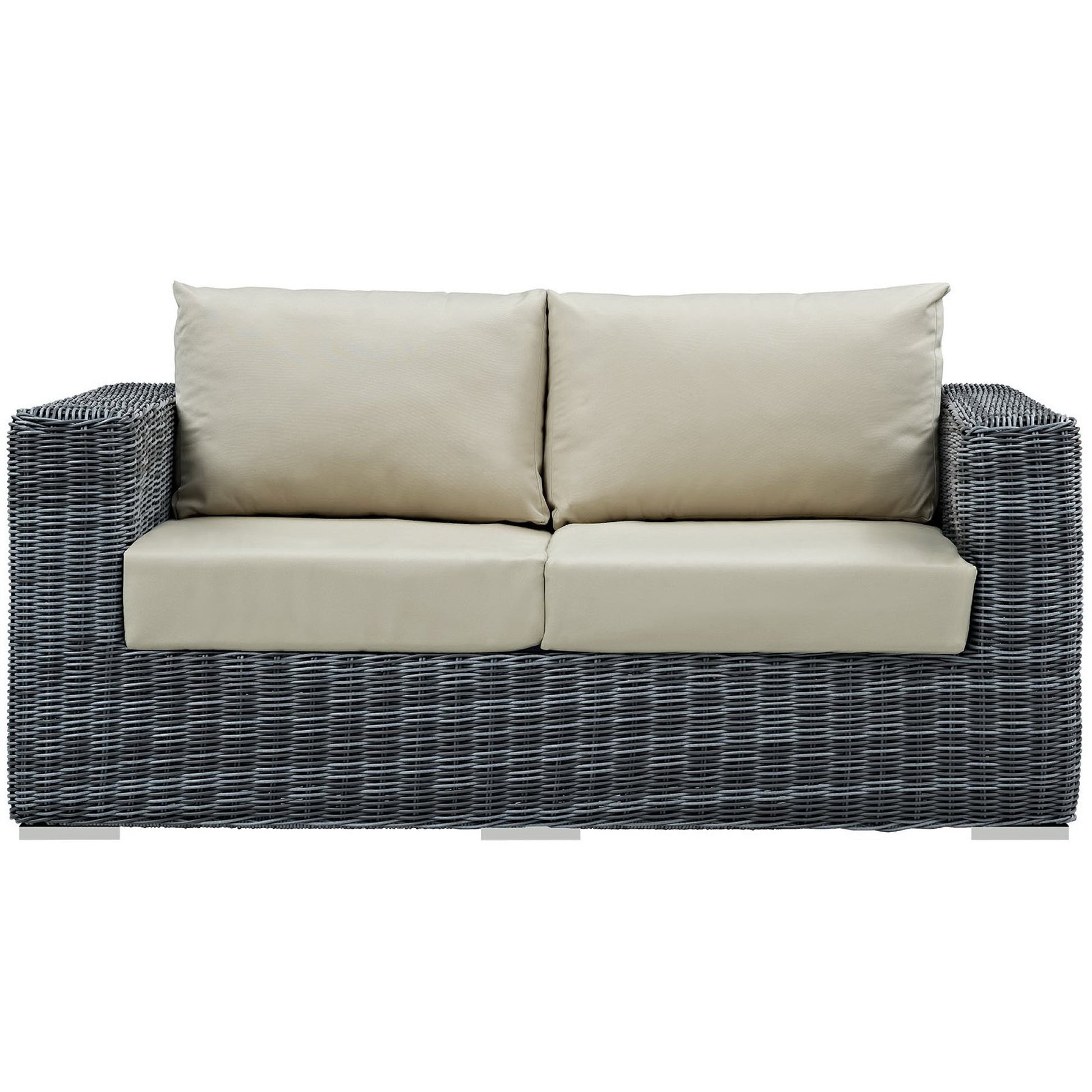 Summon Outdoor Patio Sunbrella® Loveseat - Canvas Tuscan