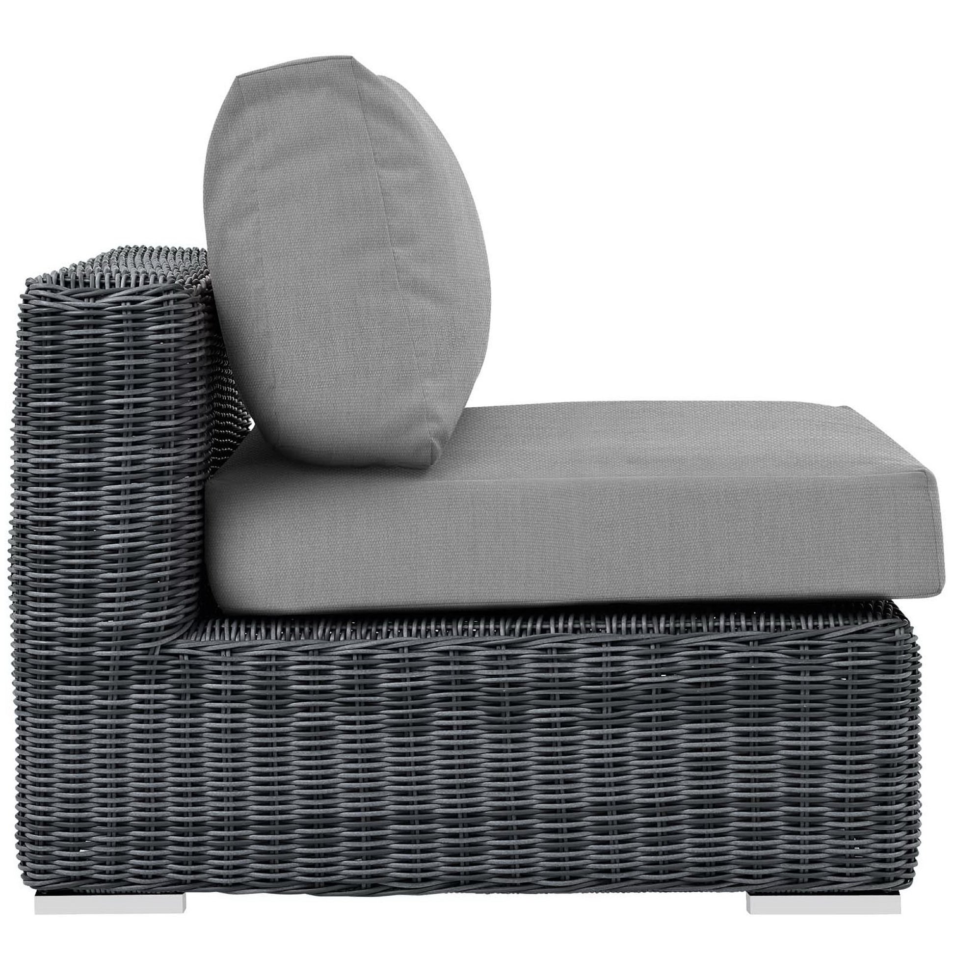 Summon Outdoor Patio Sunbrella® Armless - Canvas Tuscan