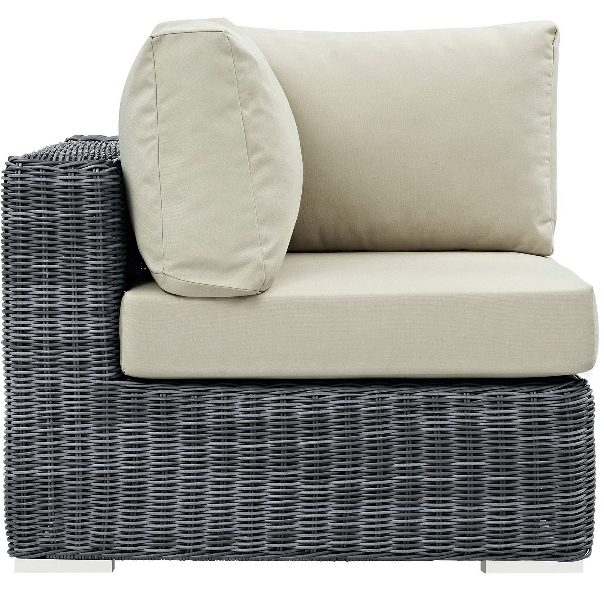 Summon Outdoor Patio Sunbrella® Corner - Canvas Gray