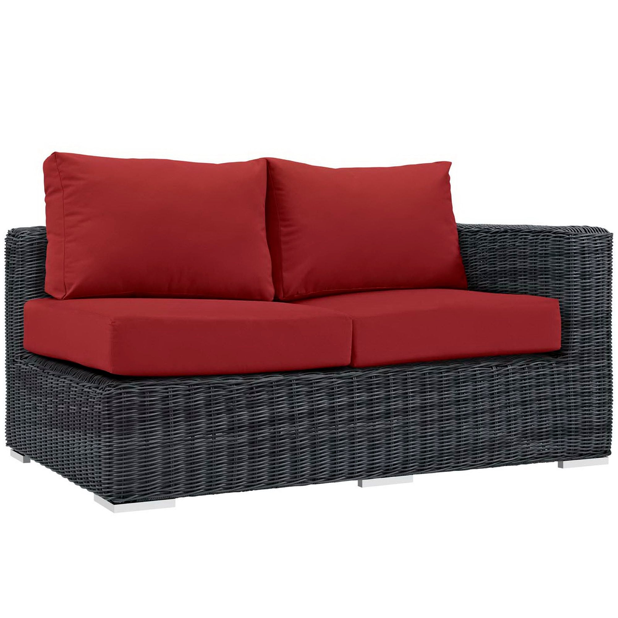 Summon Outdoor Patio Sunbrella® Right Arm Loveseat