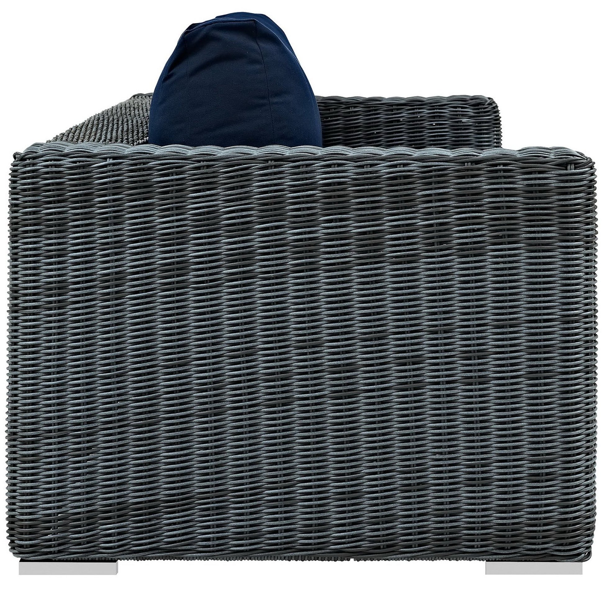 Summon Outdoor Patio Sunbrella® Sofa - Canvas Red