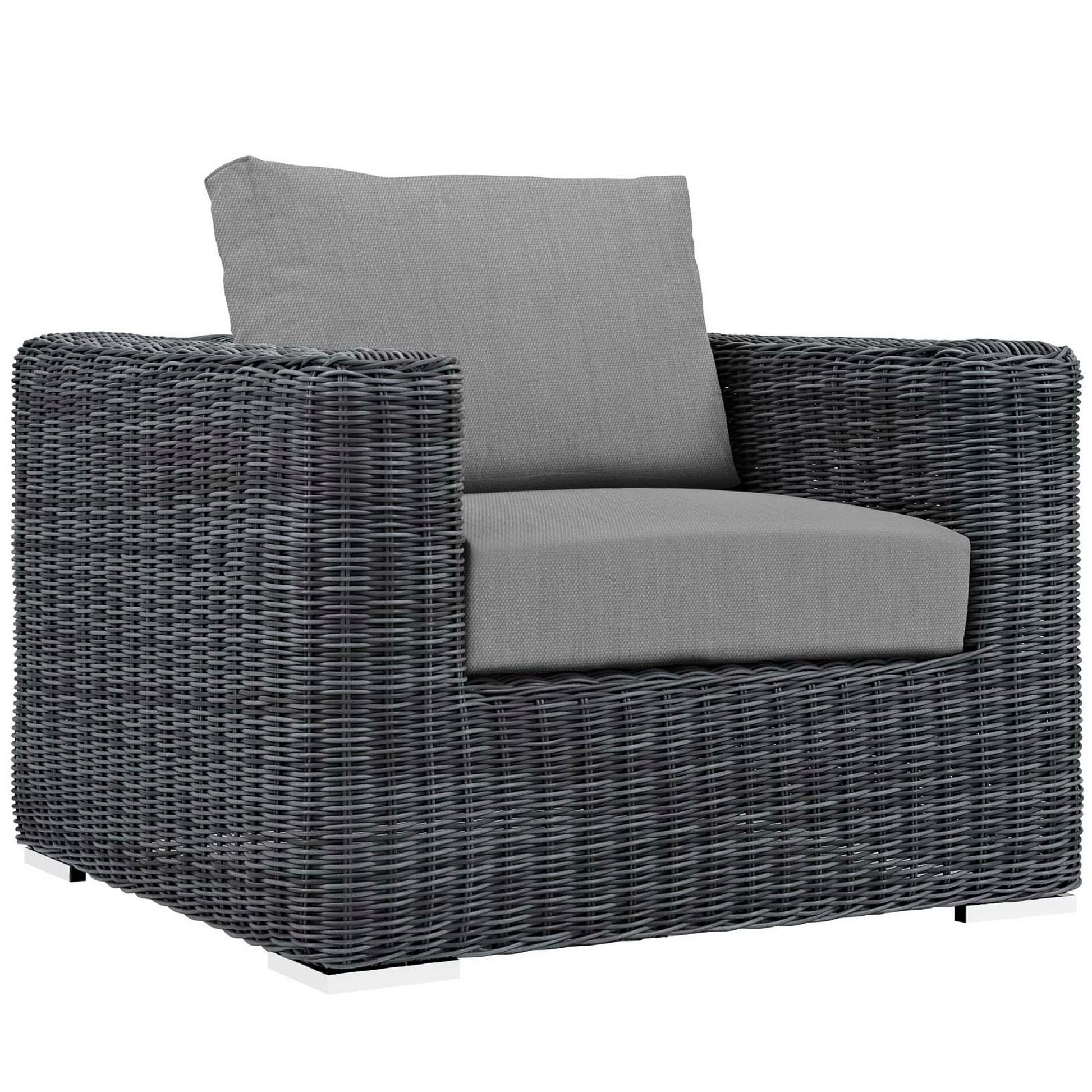 Summon 3 Piece Outdoor Patio Sunbrella® Sectional Set