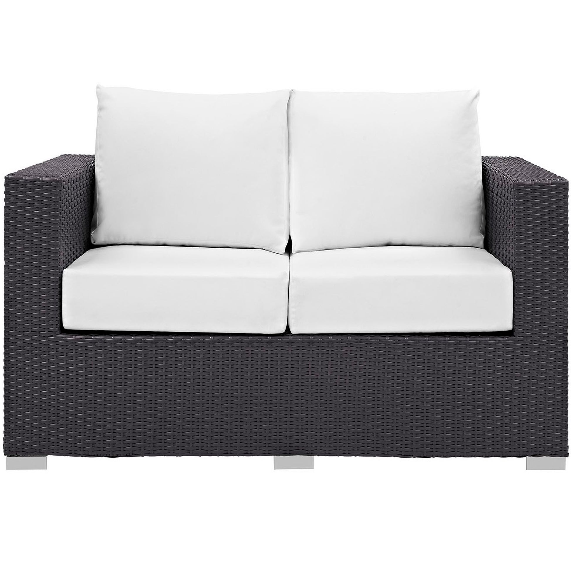 Convene 4 Piece Set Outdoor Patio with Fire Pit