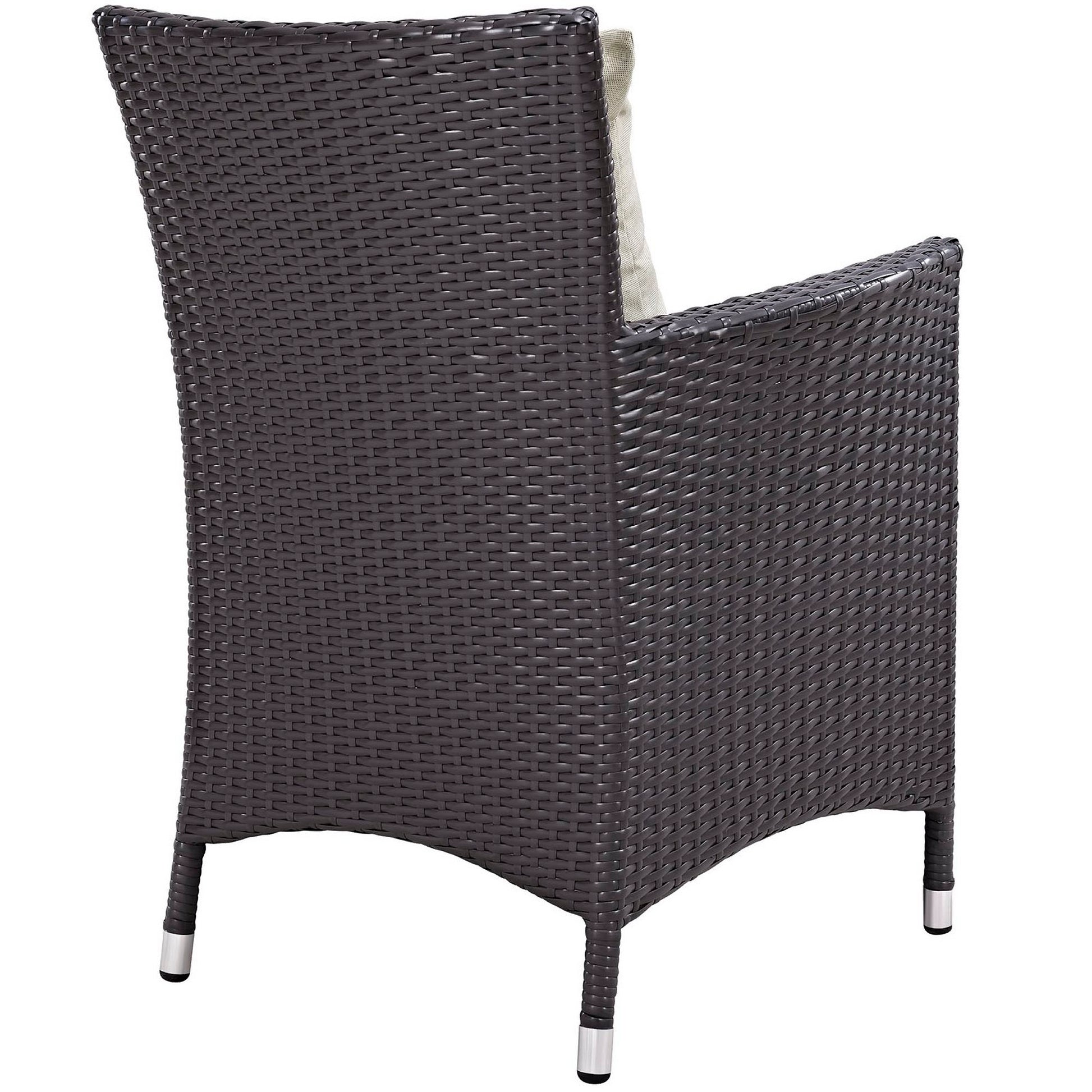 Convene Dining Outdoor Armchair - Espresso Peridot