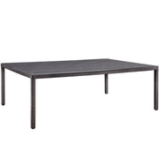 Convene 90" Outdoor Patio Dining Table - Espresso