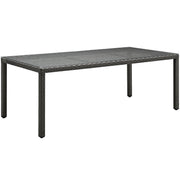 Sojourn 82" Outdoor Patio Dining Table - Chocolate