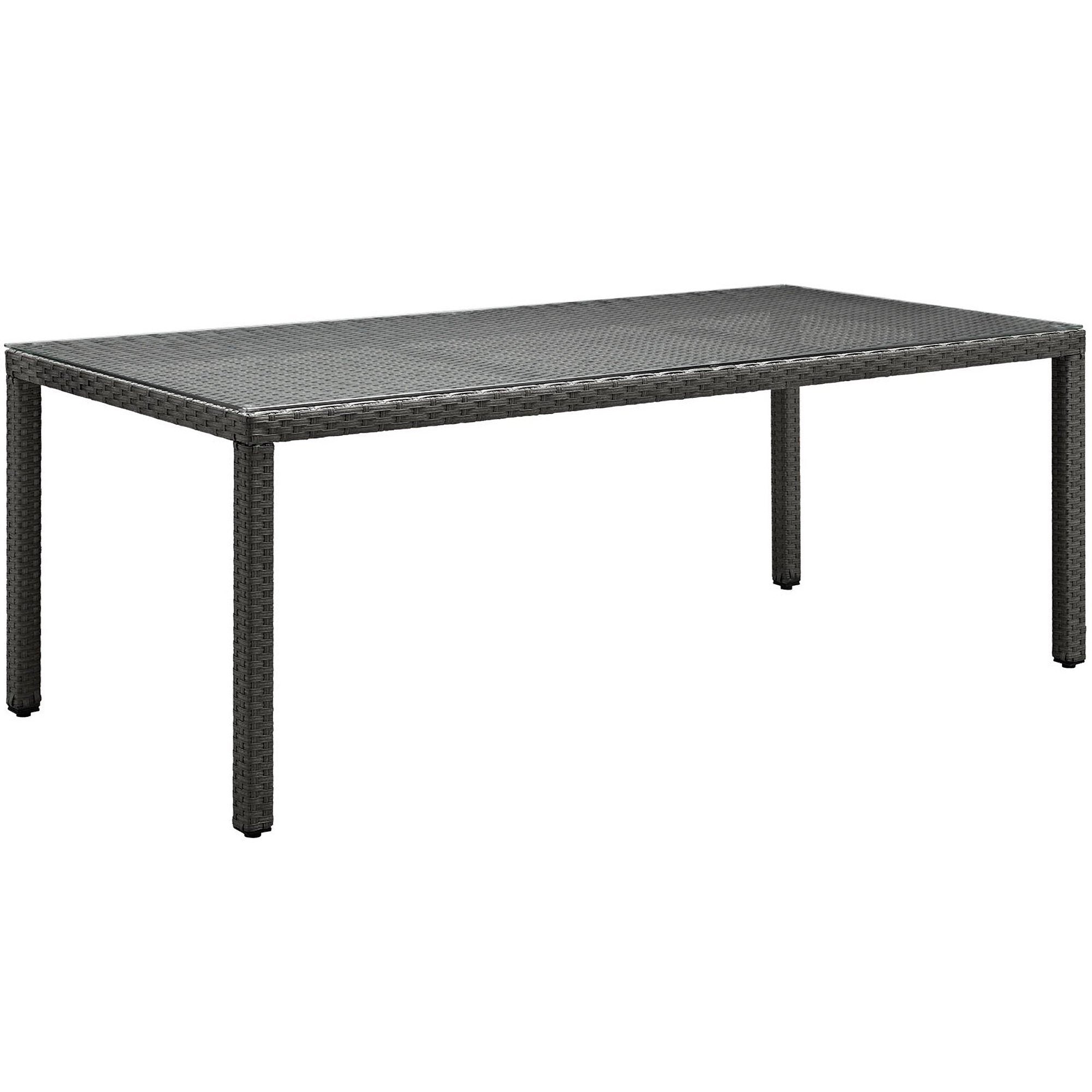 Sojourn 82" Outdoor Patio Dining Table - Chocolate