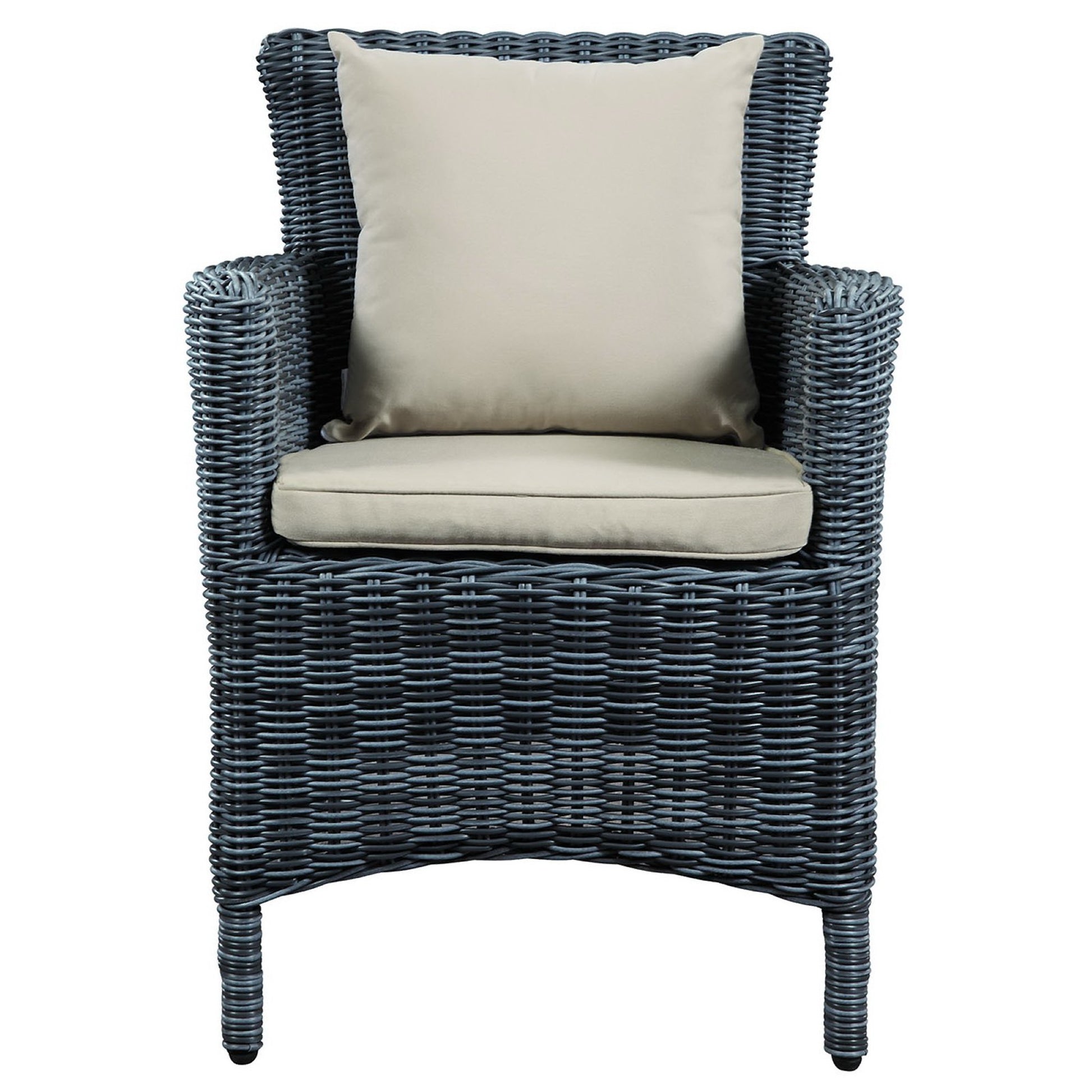 Summon Dining Outdoor Patio Sunbrella® Armchair - Canvas Red