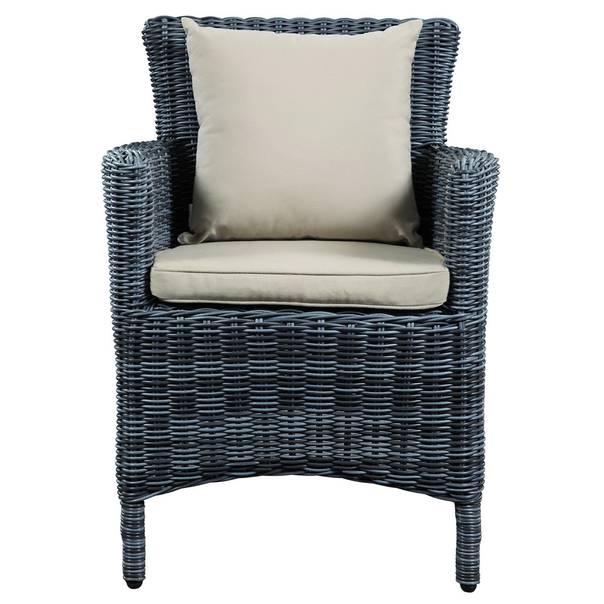 Summon Dining Outdoor Patio Sunbrella® Armchair - Canvas Red