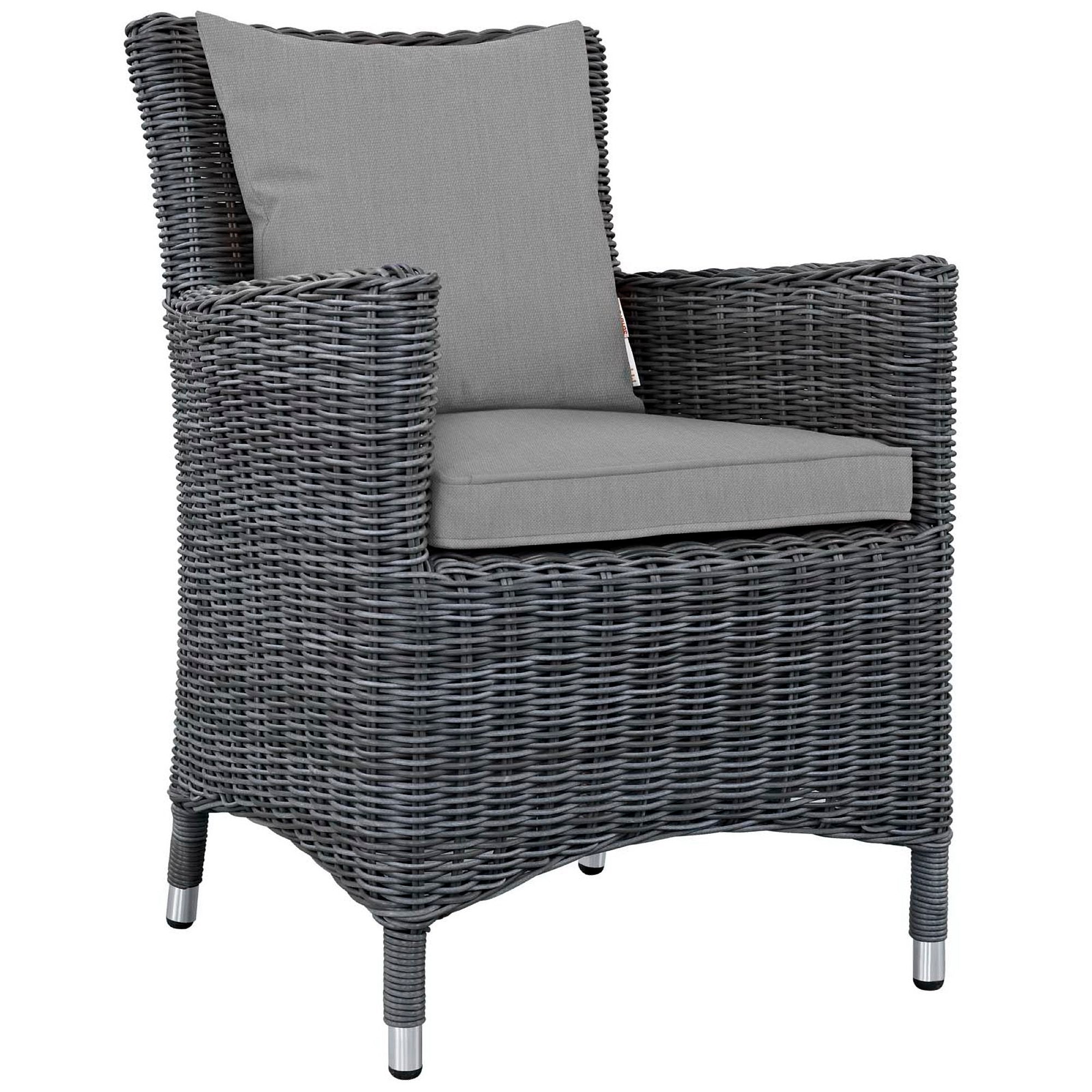 Summon Dining Outdoor Patio Sunbrella® Armchair - Canvas Tuscan